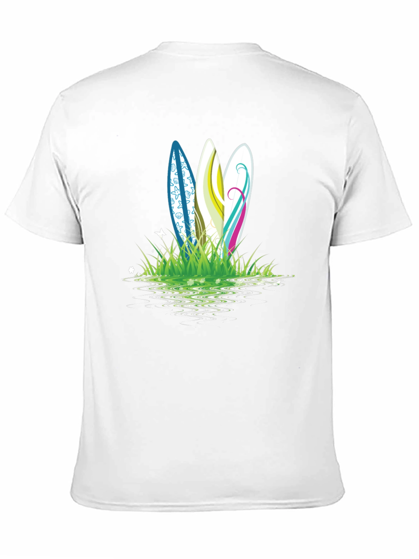 Surfboard Graphic Tee - Beach Ready Style