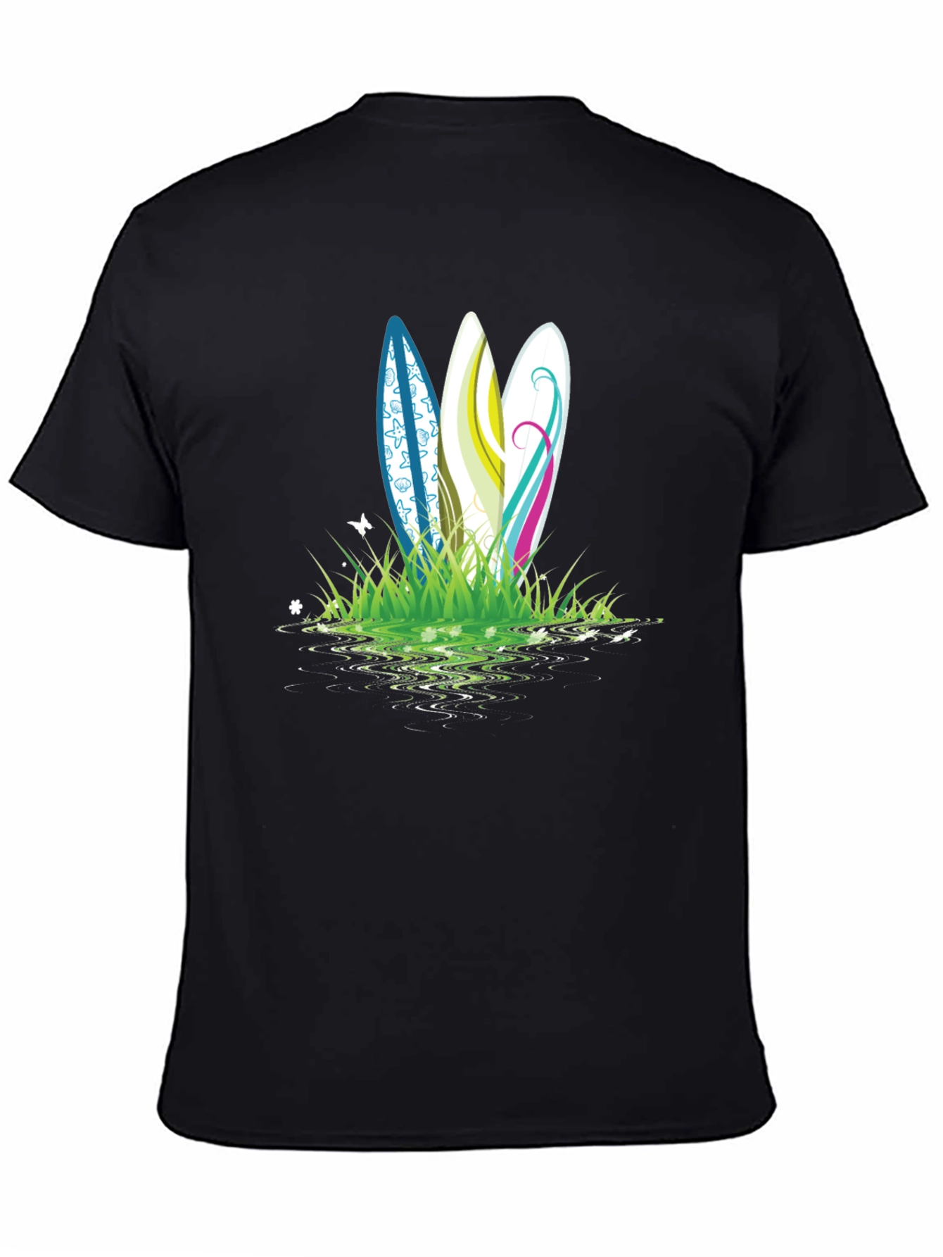 Surfboard Graphic Tee - Beach Ready Style