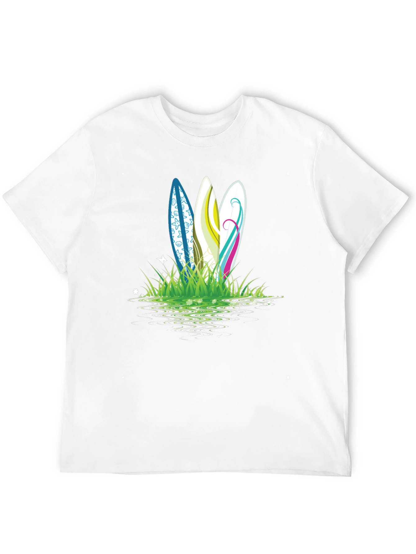 Surfboard Graphic Tee - Beach Ready Style