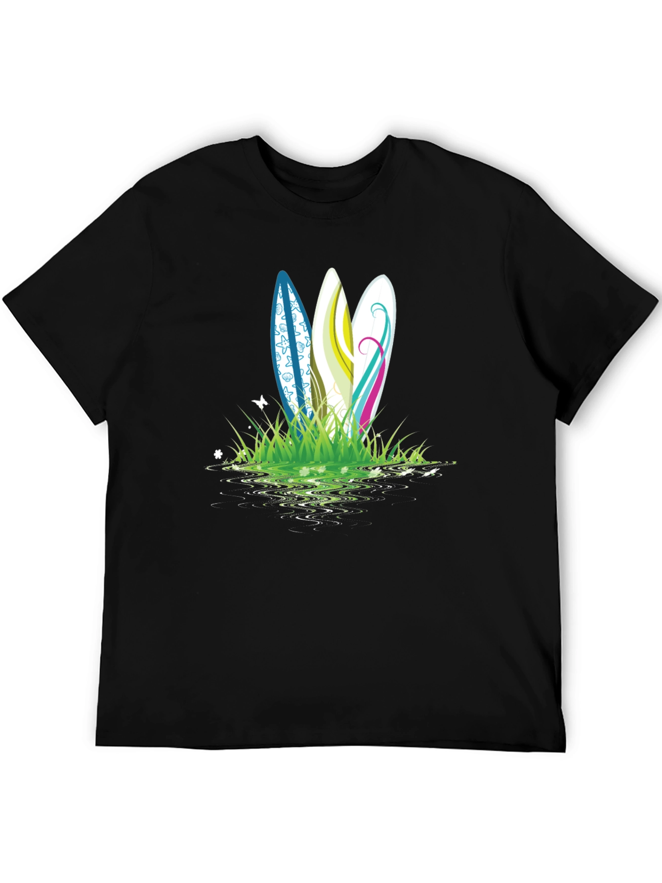 Surfboard Graphic Tee - Beach Ready Style