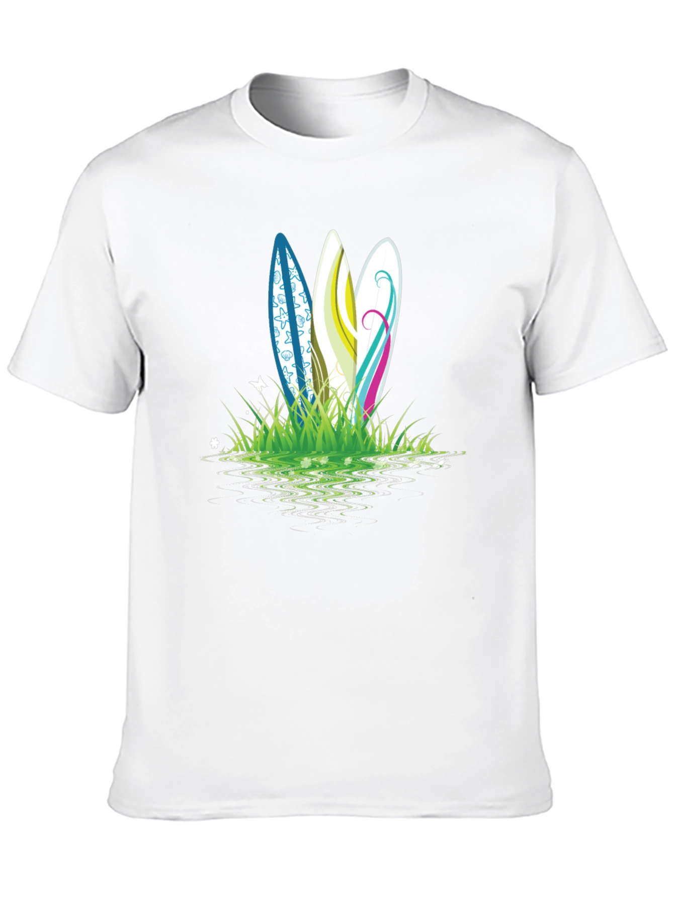 Surfboard Graphic Tee - Beach Ready Style