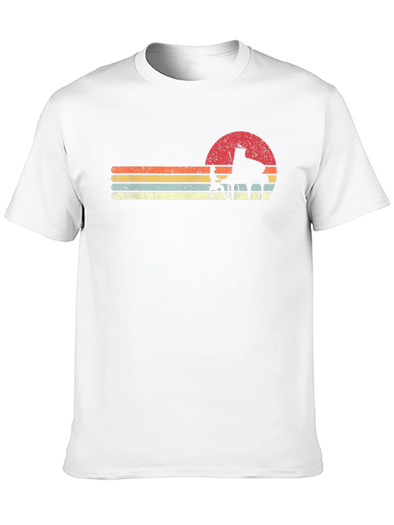 Retro Piano Sunset T-Shirt - Musicians Style