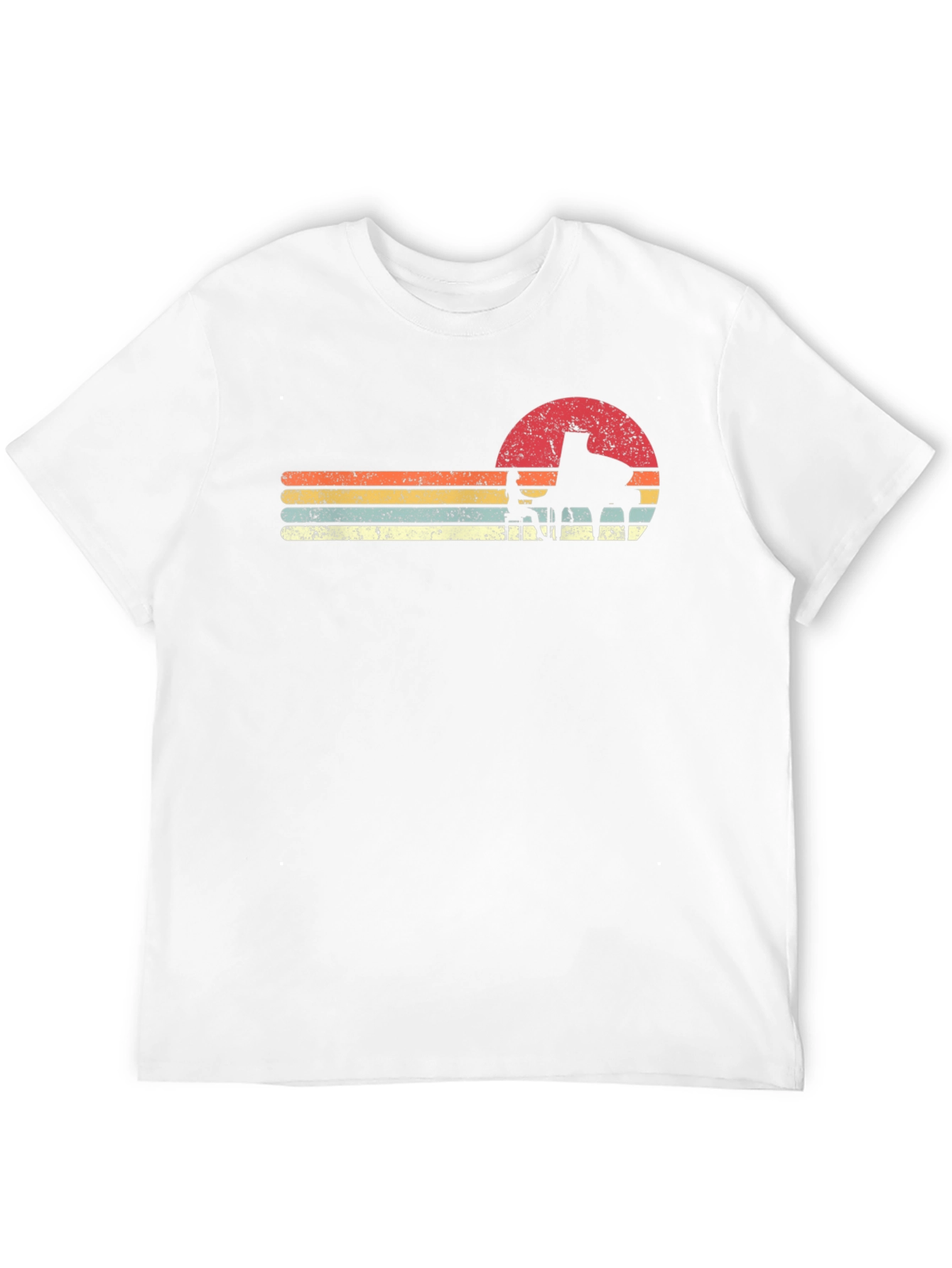 Retro Piano Sunset T-Shirt - Musicians Style
