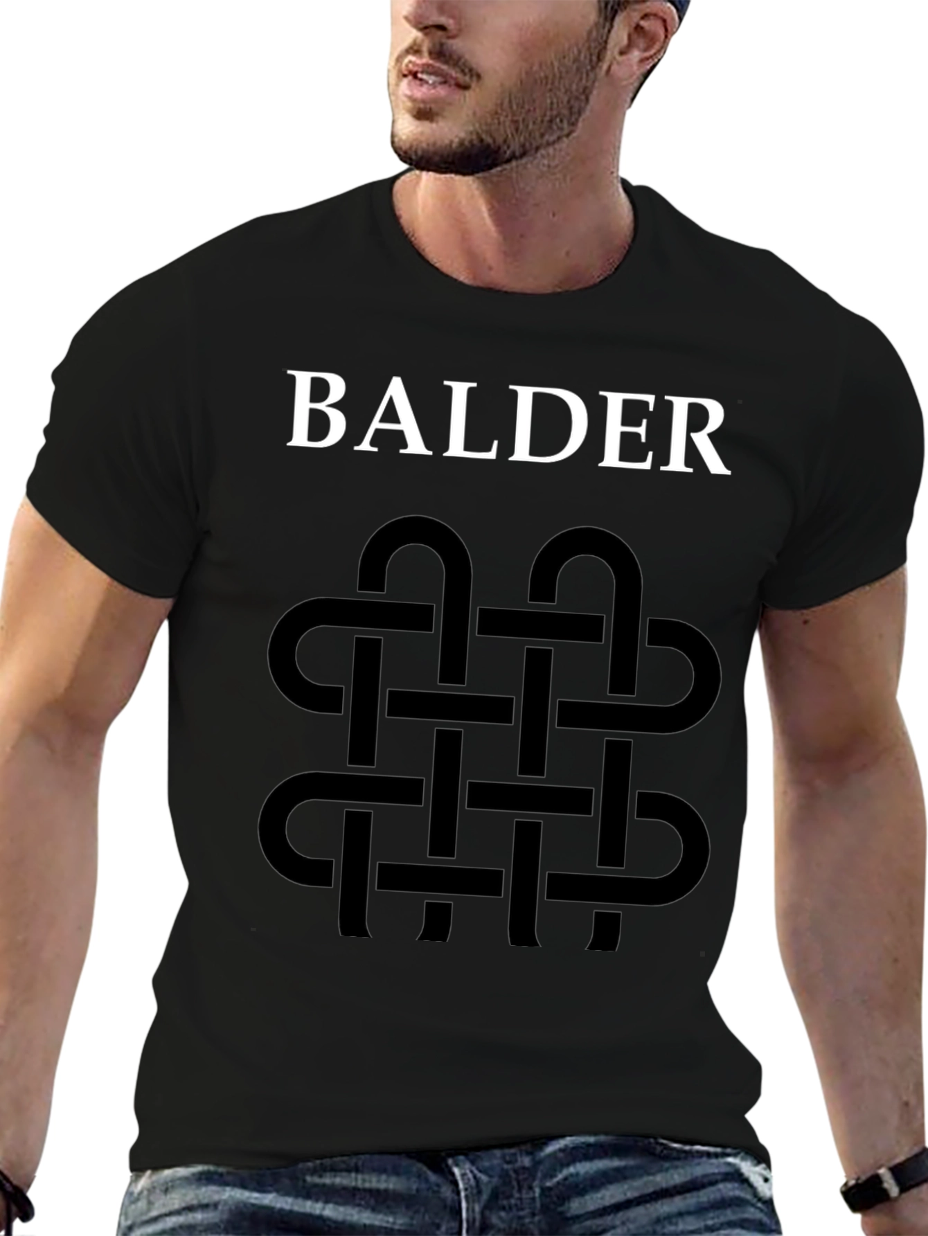 Balder T-Shirt with Celtic Knot Design