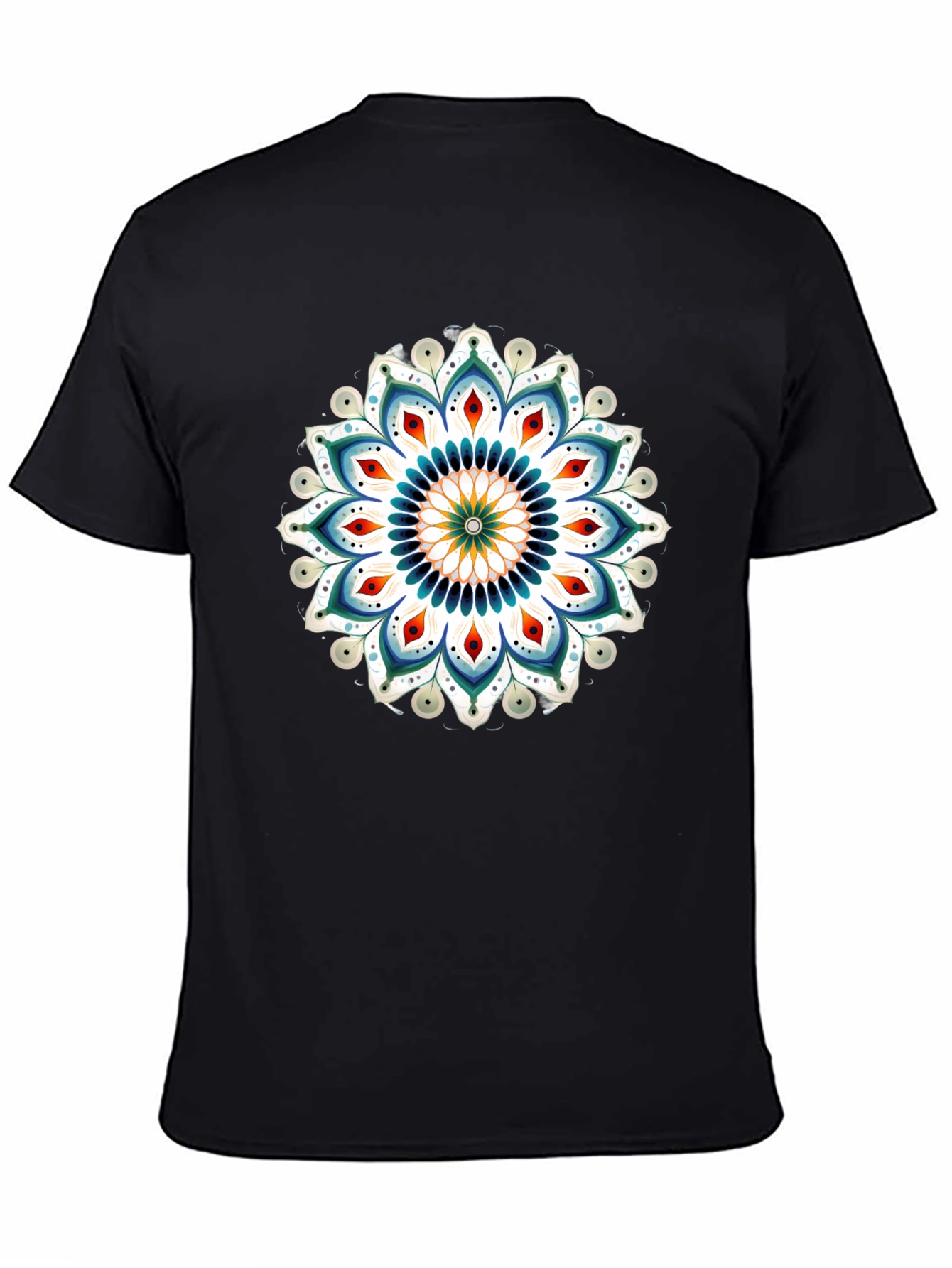 Black Mandala Graphic T-Shirt