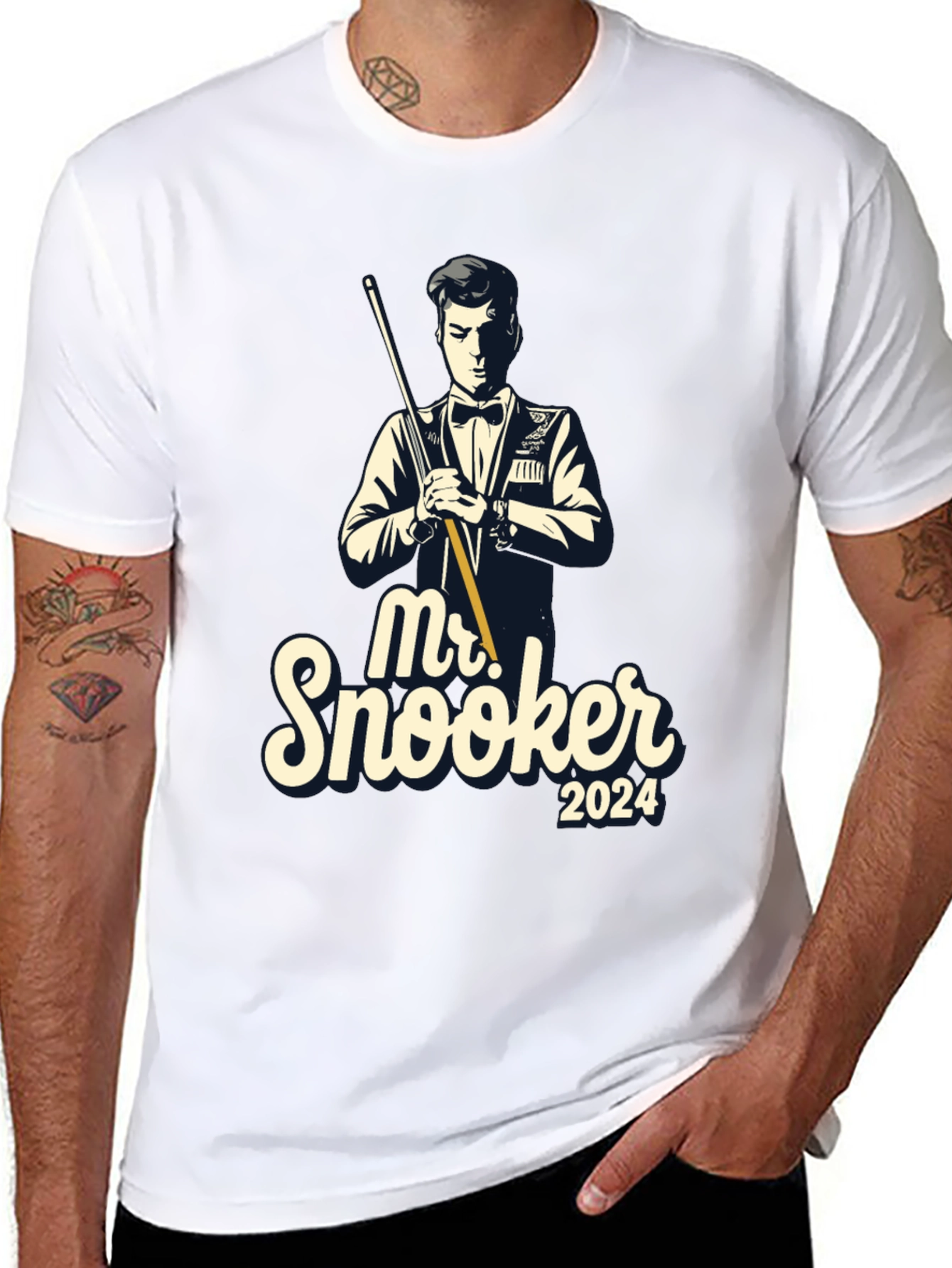 Mr. Snooker 2024 T-Shirt - Billiards Player Tee