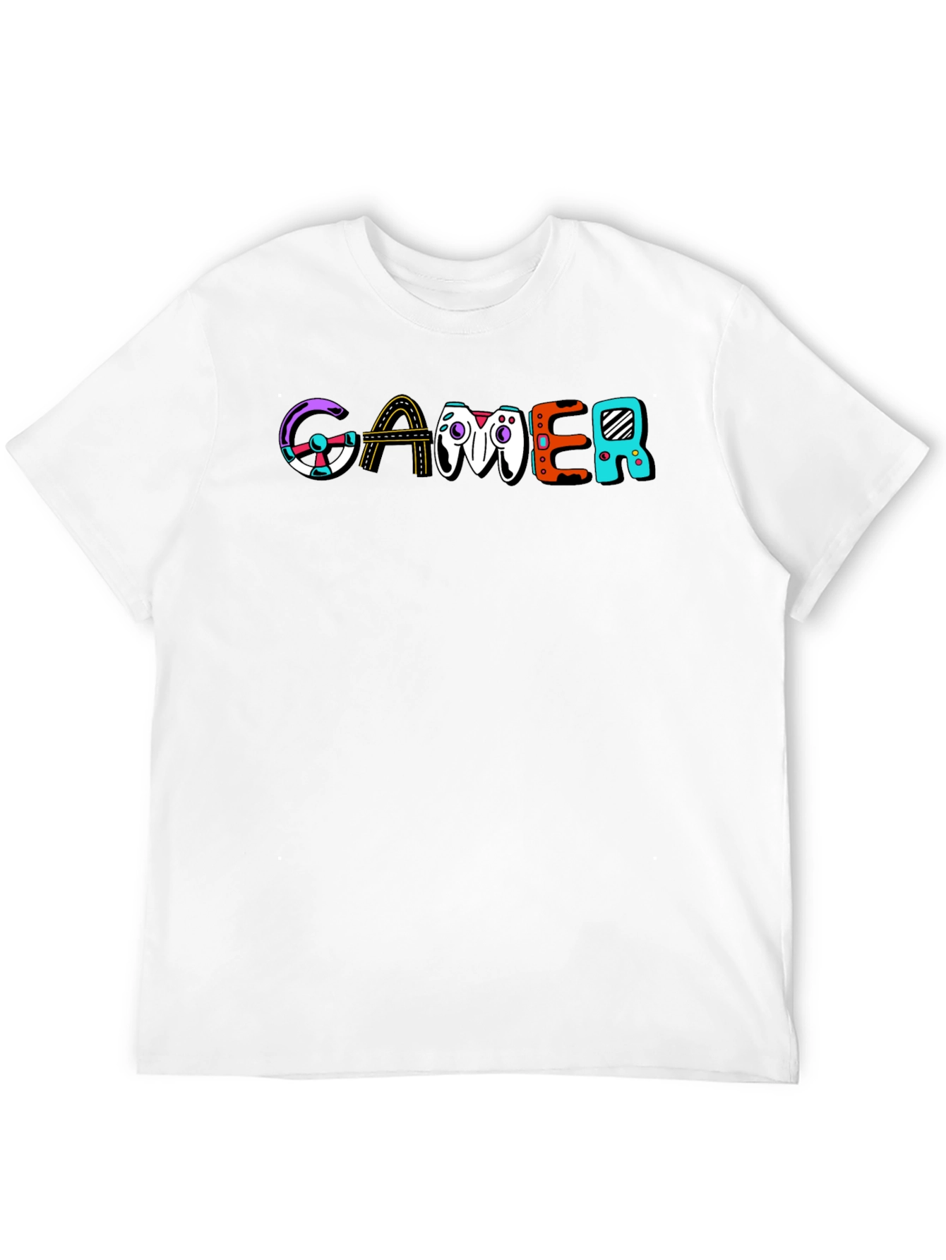 Gamer Graphic Print T-Shirt