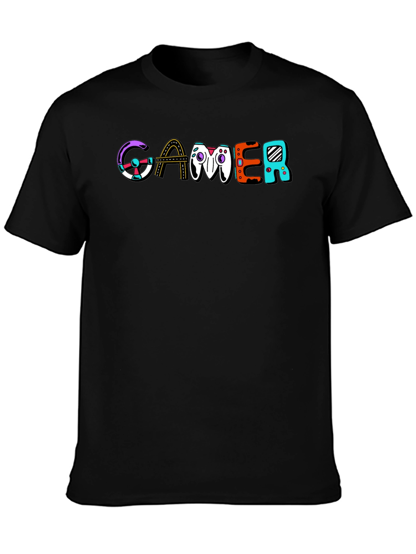 Gamer Graphic Print T-Shirt