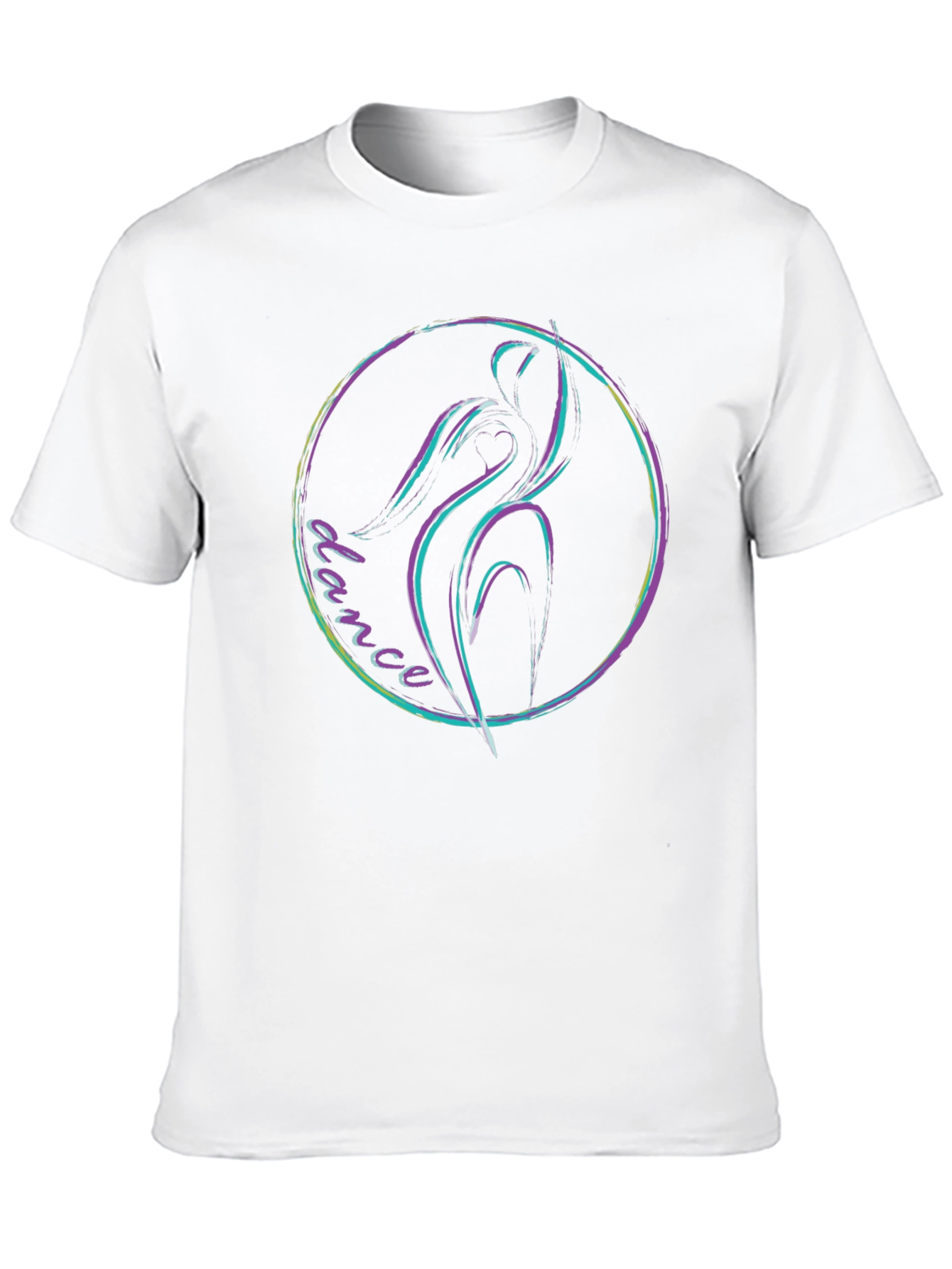 Dance Graphic Crew Neck T-Shirt