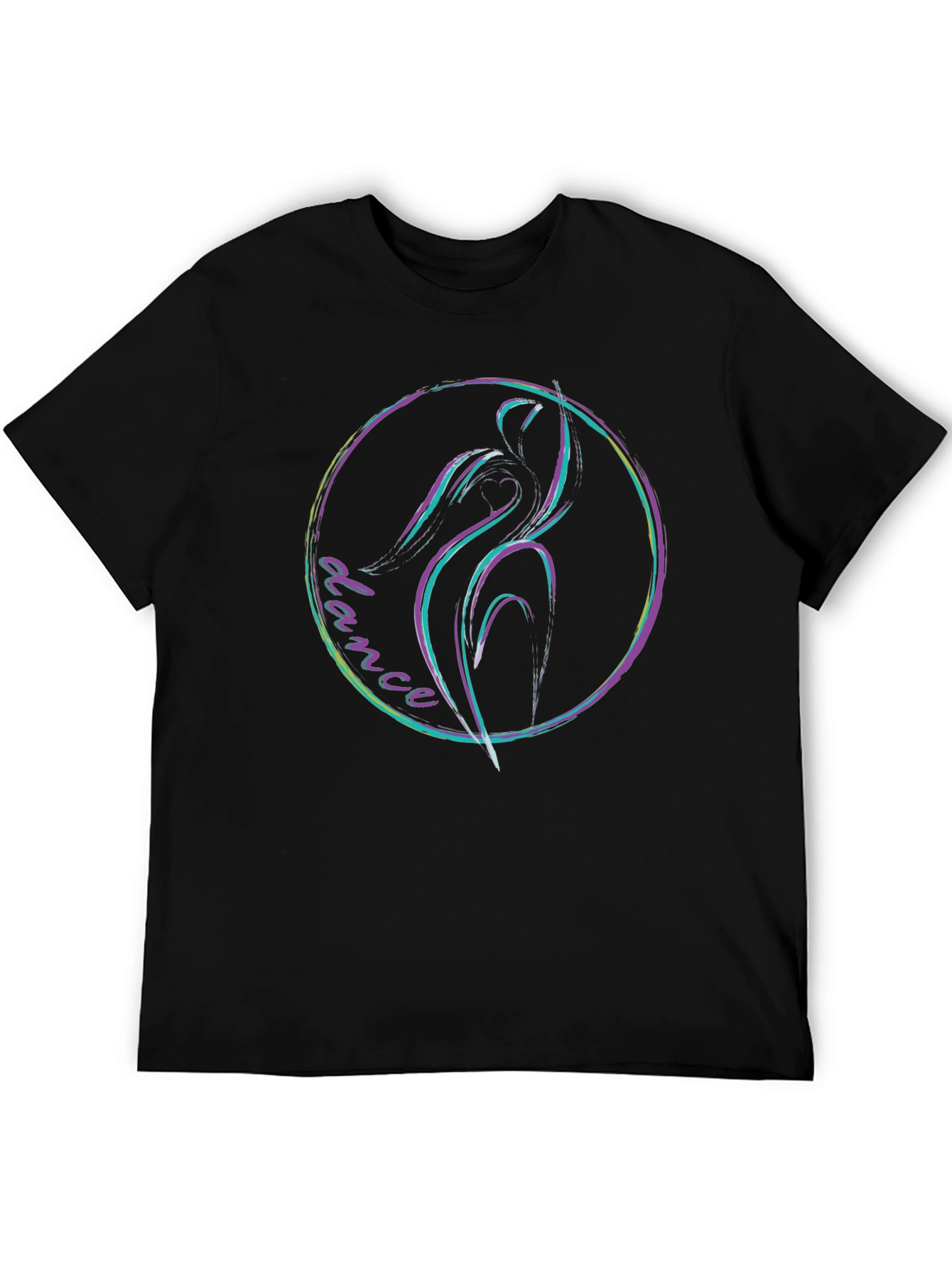 Dance Graphic Crew Neck T-Shirt