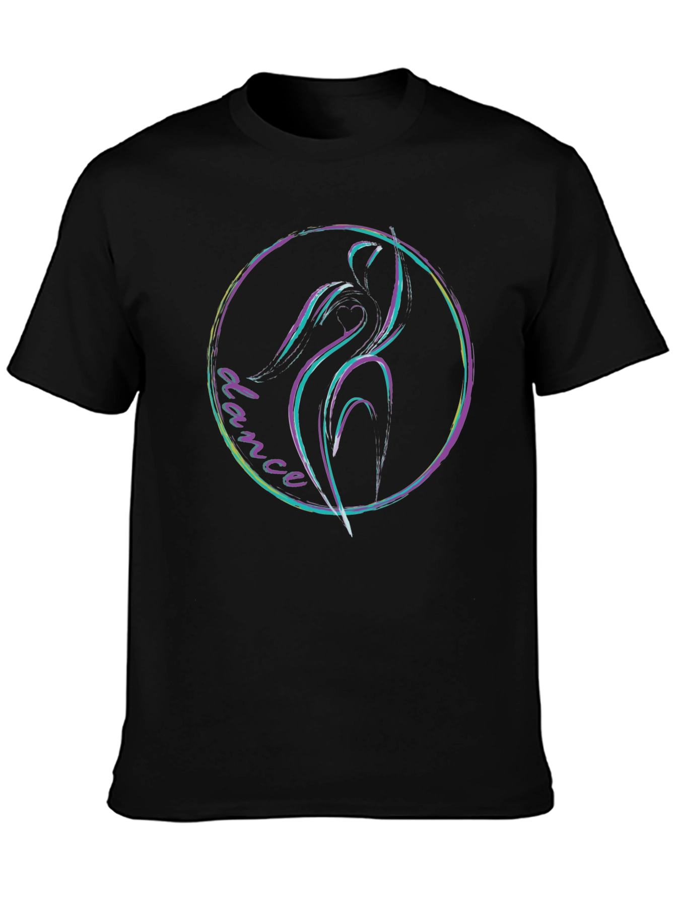 Dance Graphic Crew Neck T-Shirt