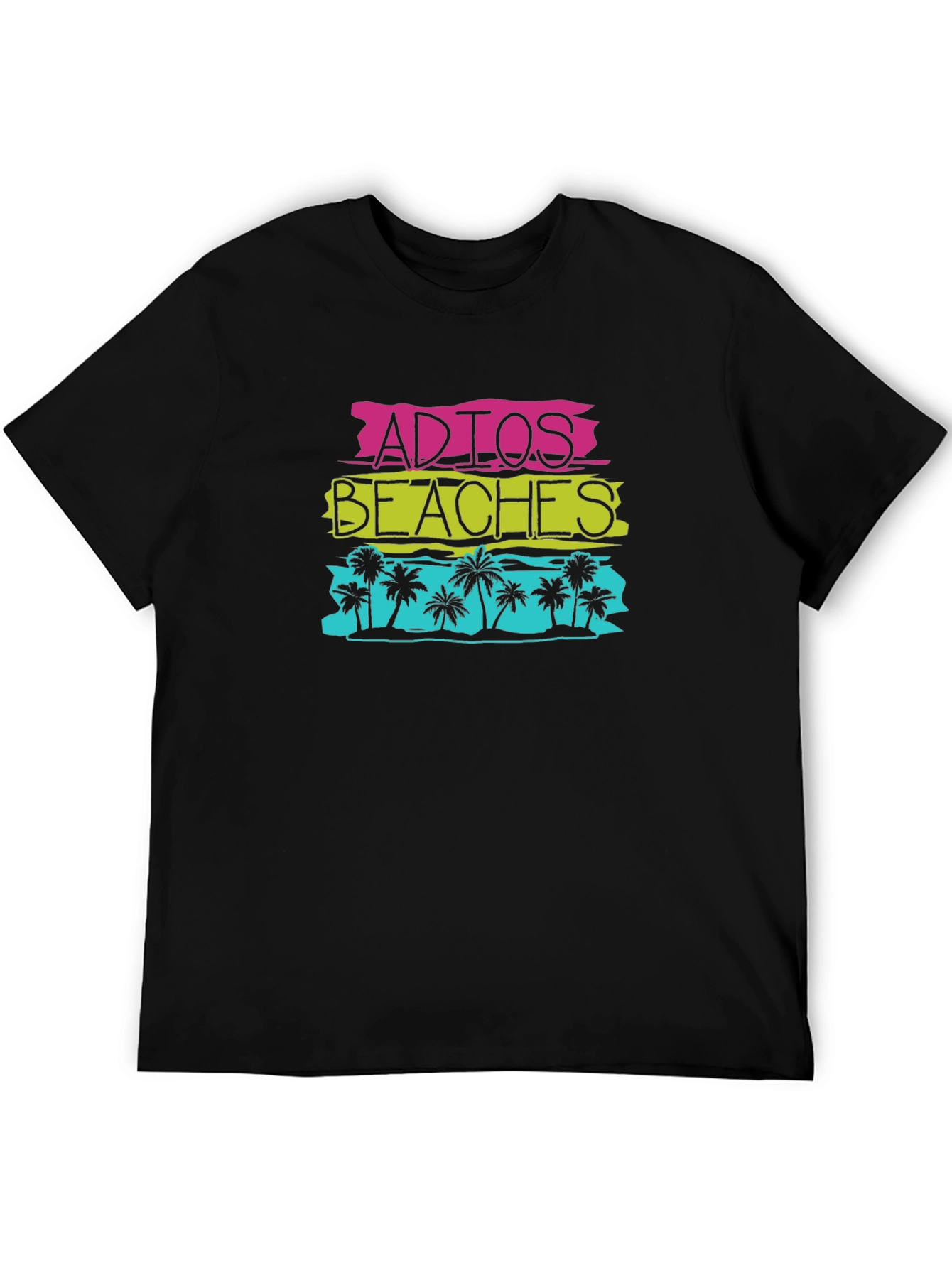 Adios Beaches Graphic Tee - Tropical Summer Shirt