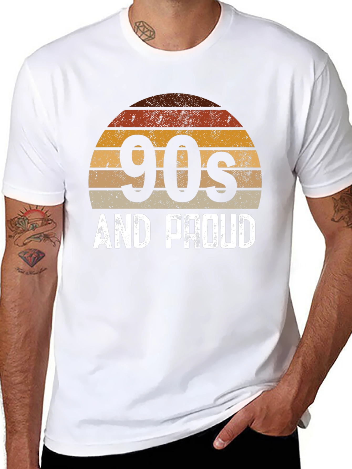 90s and Proud Graphic Tee Retro Style