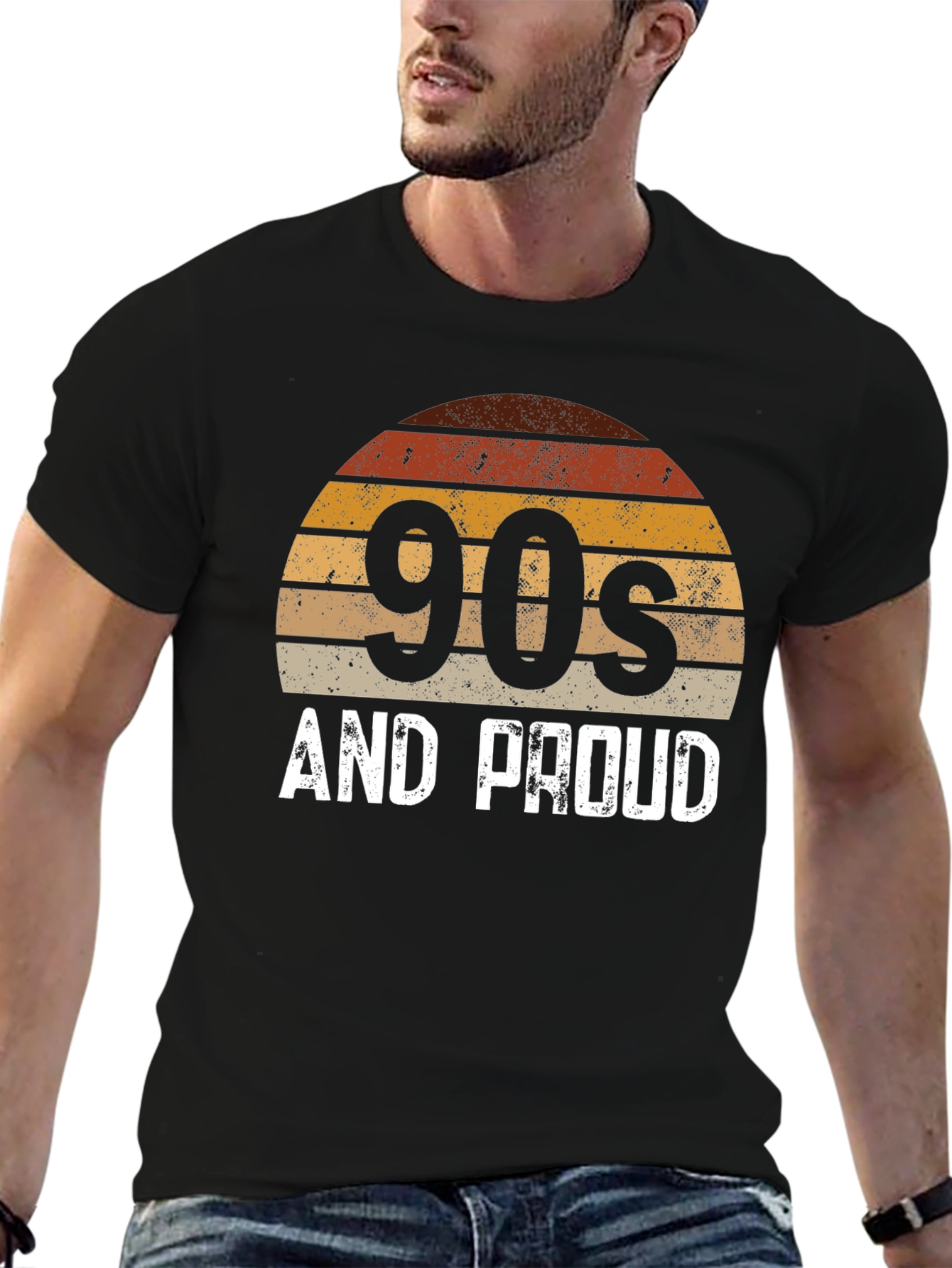 90s and Proud Graphic Tee Retro Style