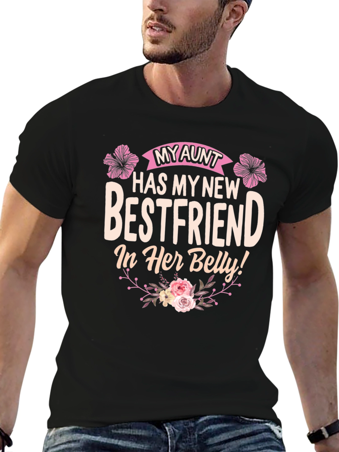 My Aunt New Bestfriend in Her Belly T-Shirt