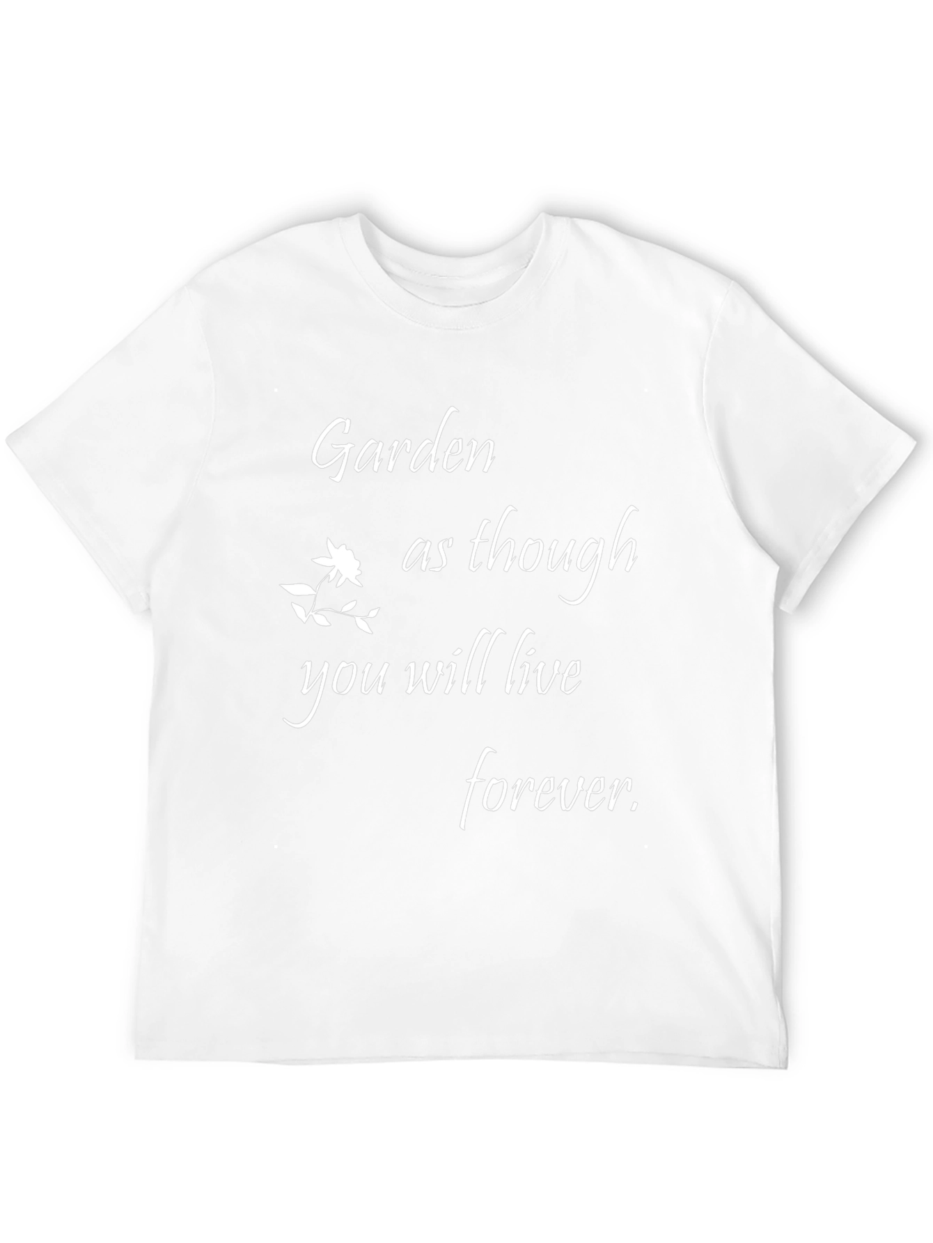 Garden Forever Black T-Shirt