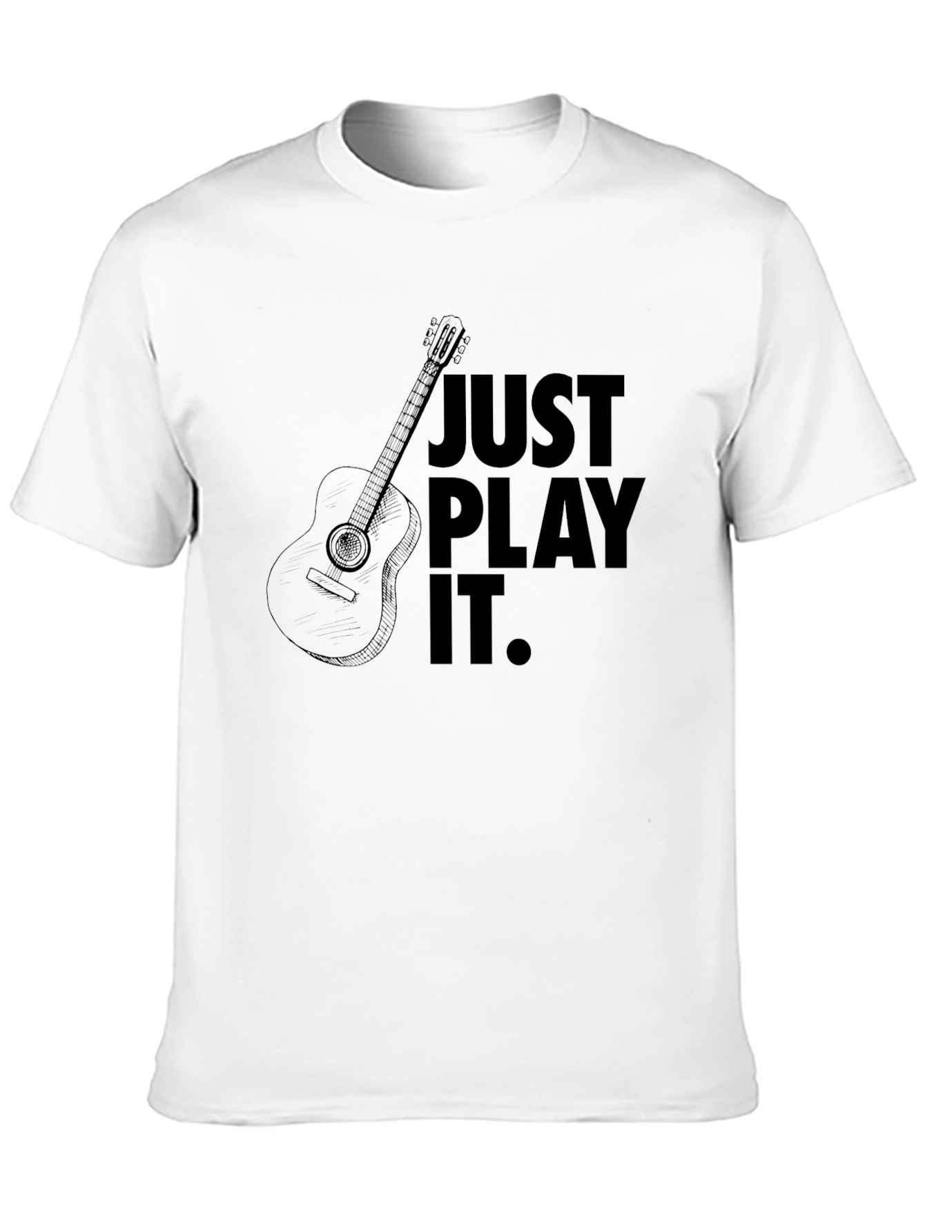 Just Play It Guitar T-Shirt - Black