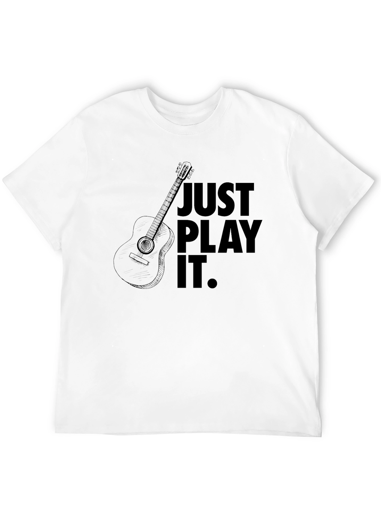 Just Play It Guitar T-Shirt - Black