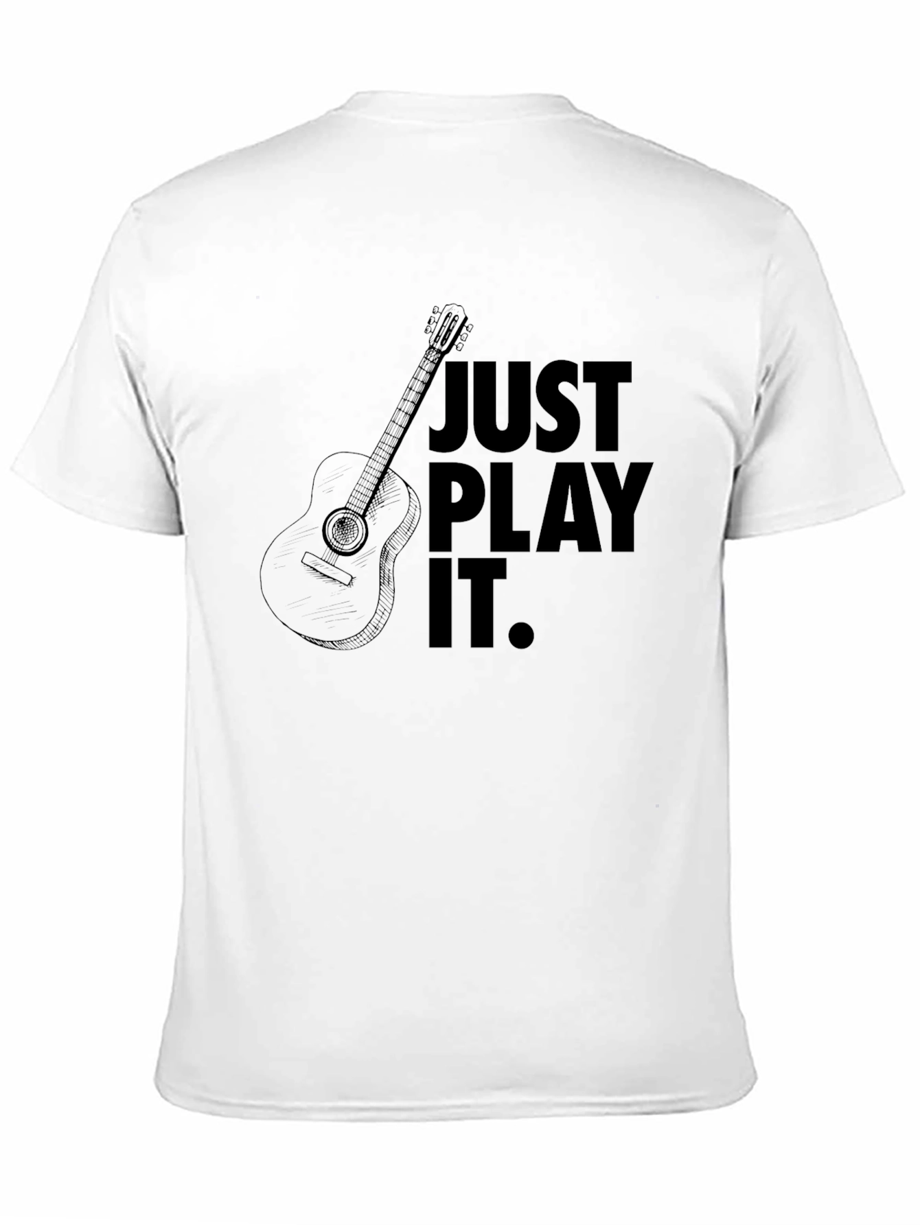 Just Play It Guitar T-Shirt - Black