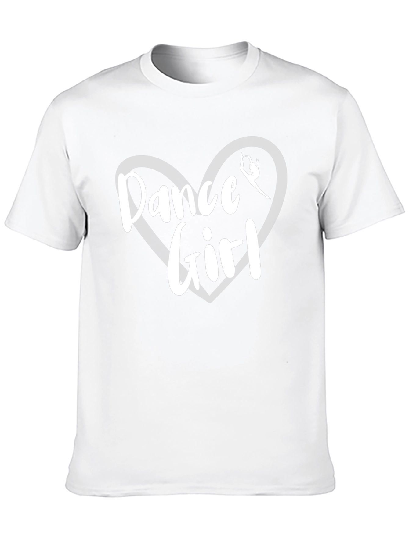 Dance Girl Graphic Tee - Black Cotton T-Shirt