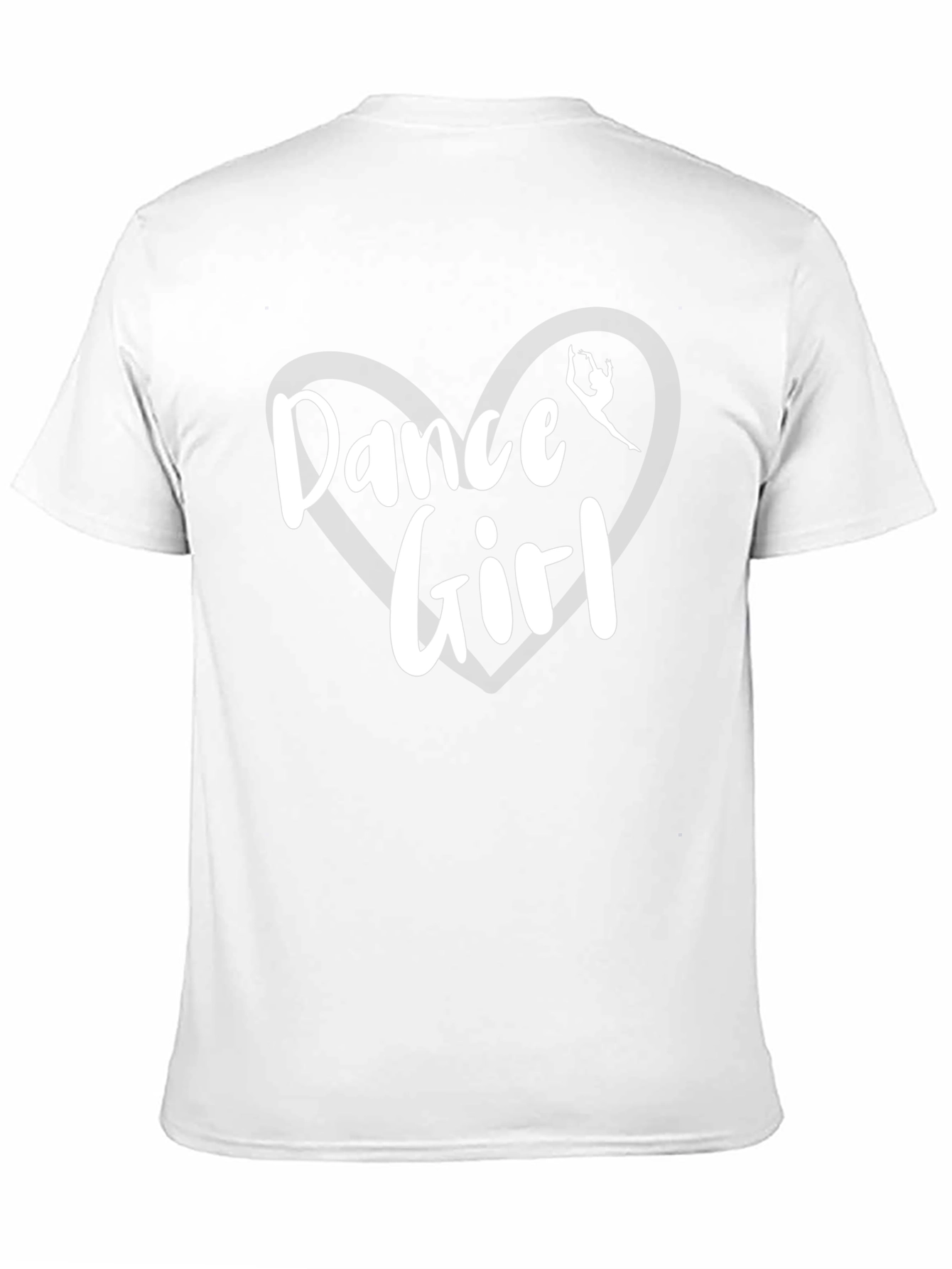 Dance Girl Graphic Tee - Black Cotton T-Shirt
