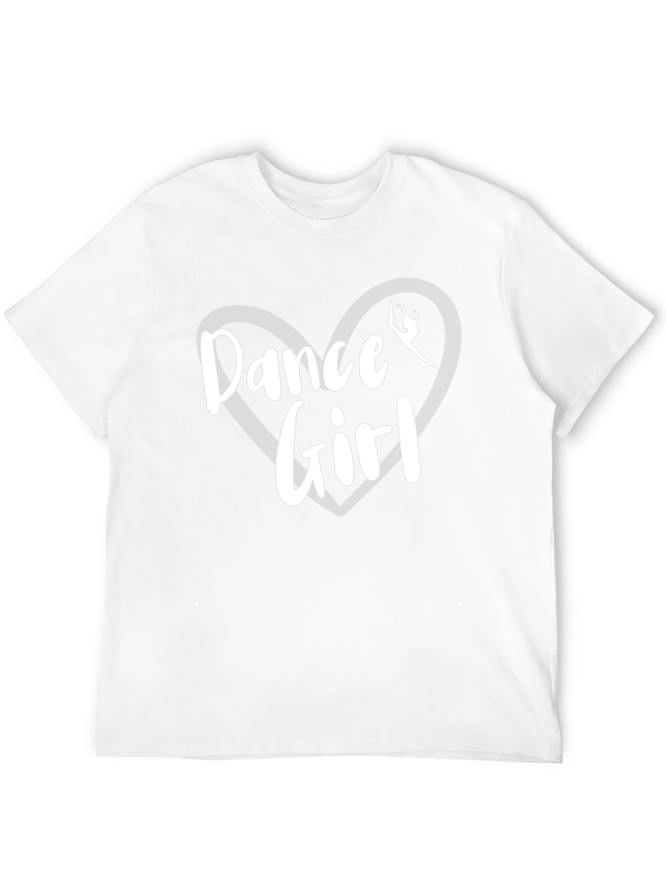 Dance Girl Graphic Tee - Black Cotton T-Shirt