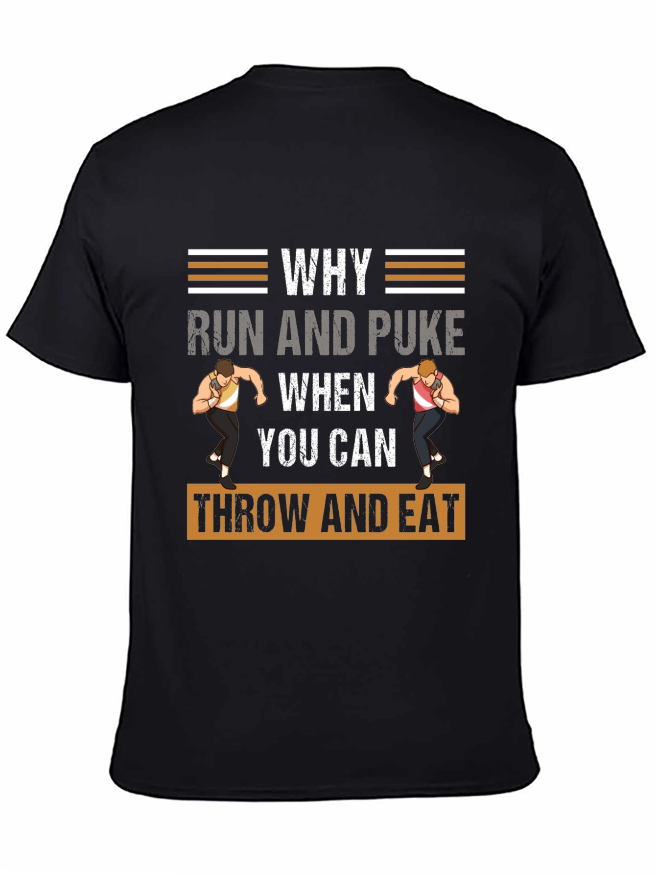 Funny Shot Put T-Shirt - Throw and Eat!