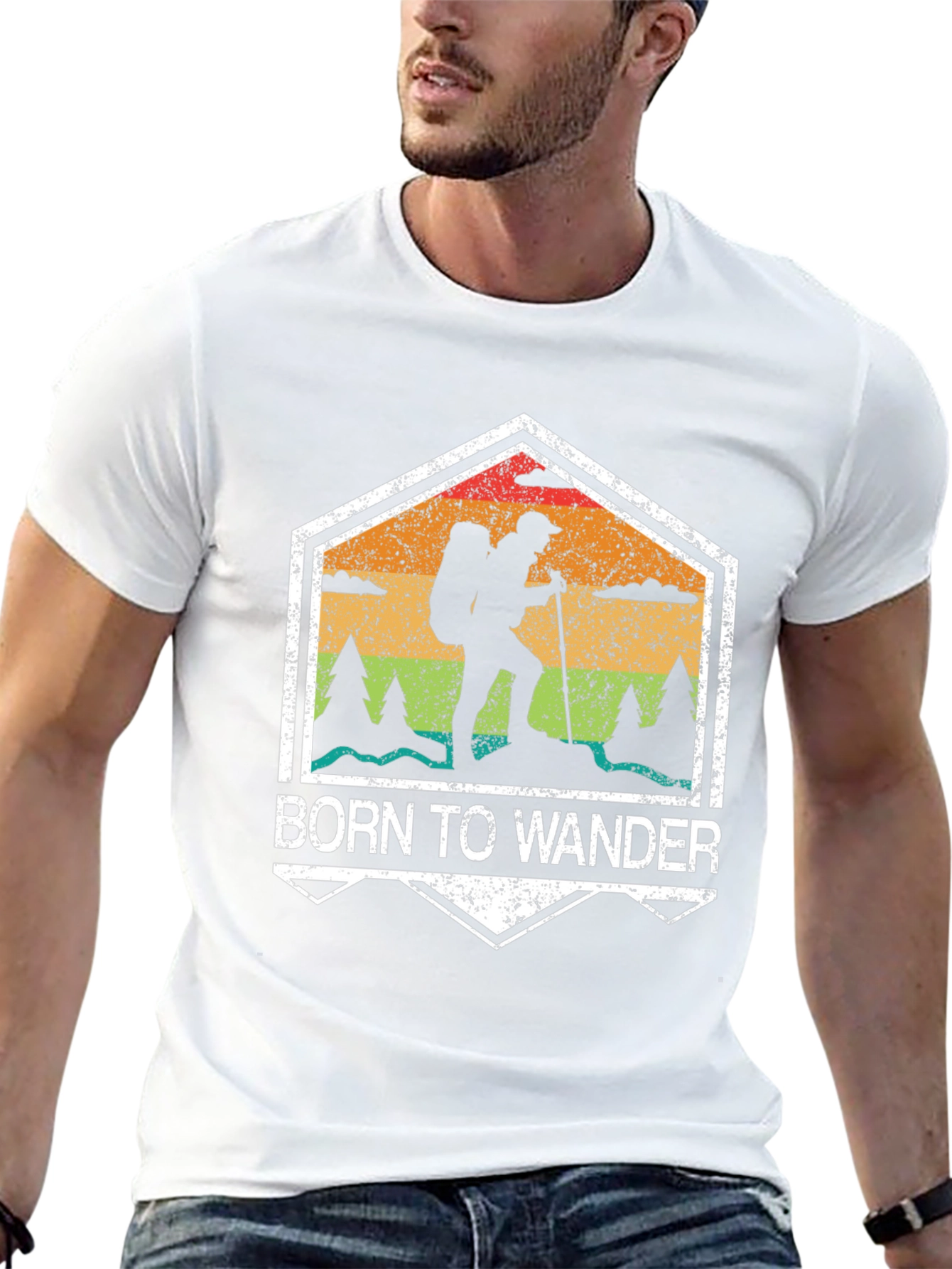 Born to Wander Hiking T-Shirt