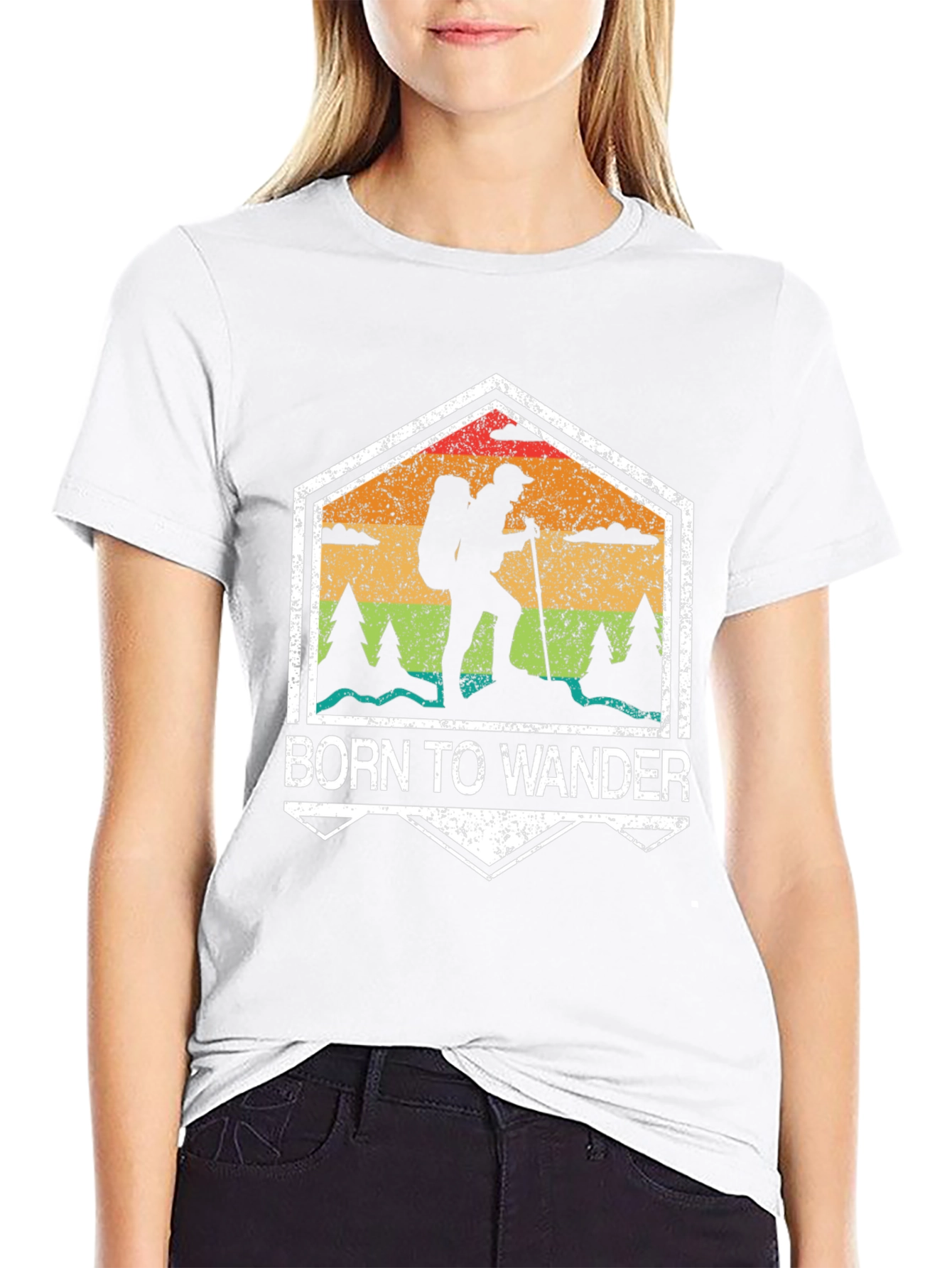 Born to Wander Hiking T-Shirt