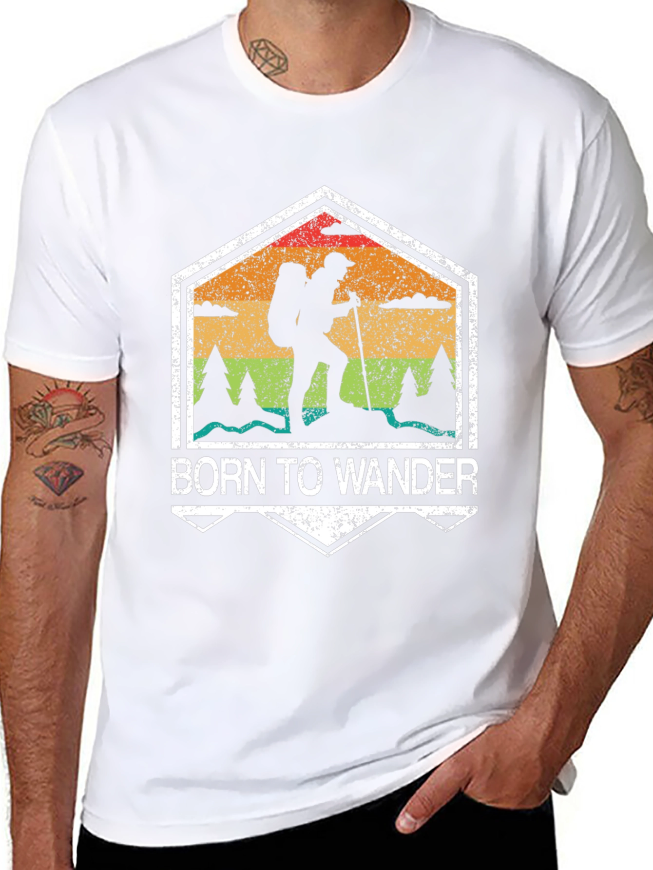 Born to Wander Hiking T-Shirt