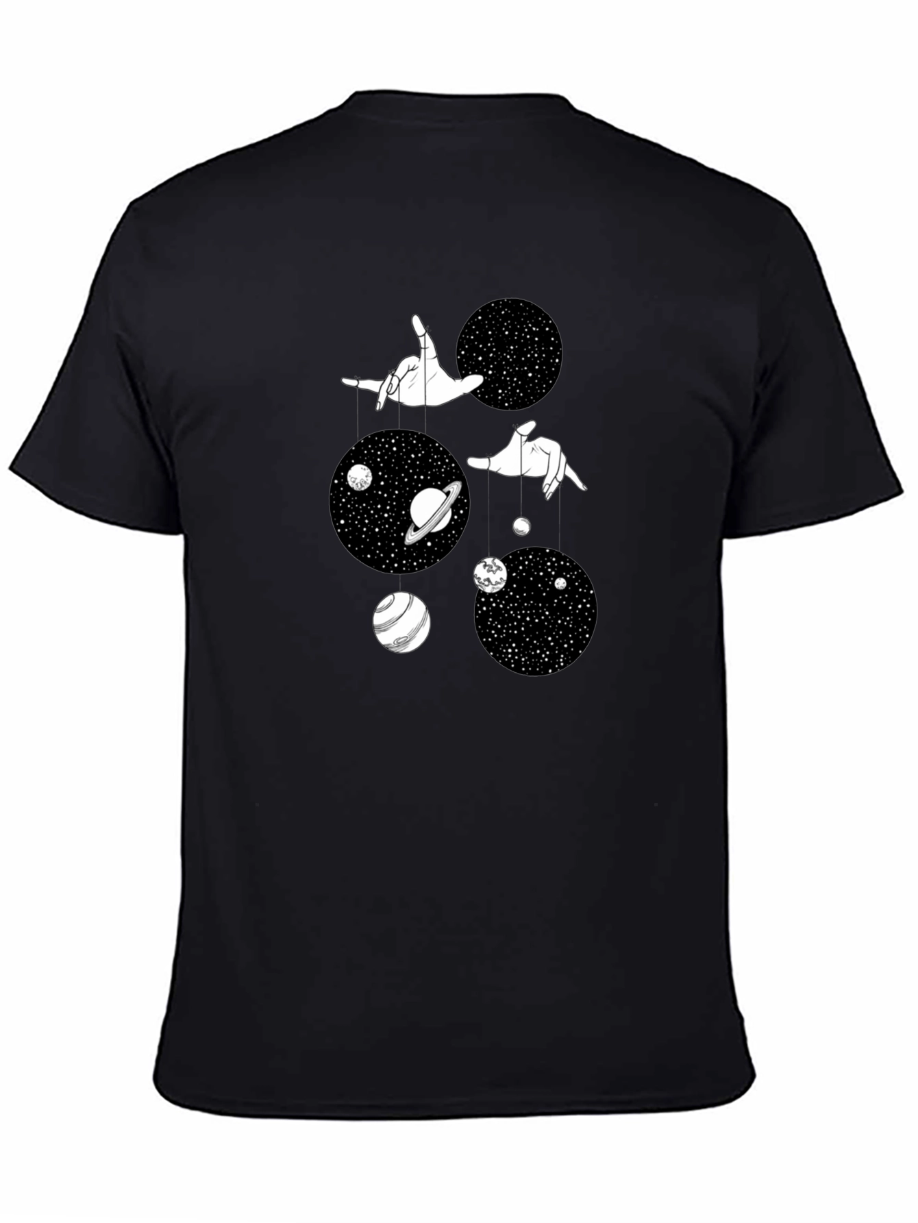 Celestial Puppeteer Black Graphic Tee