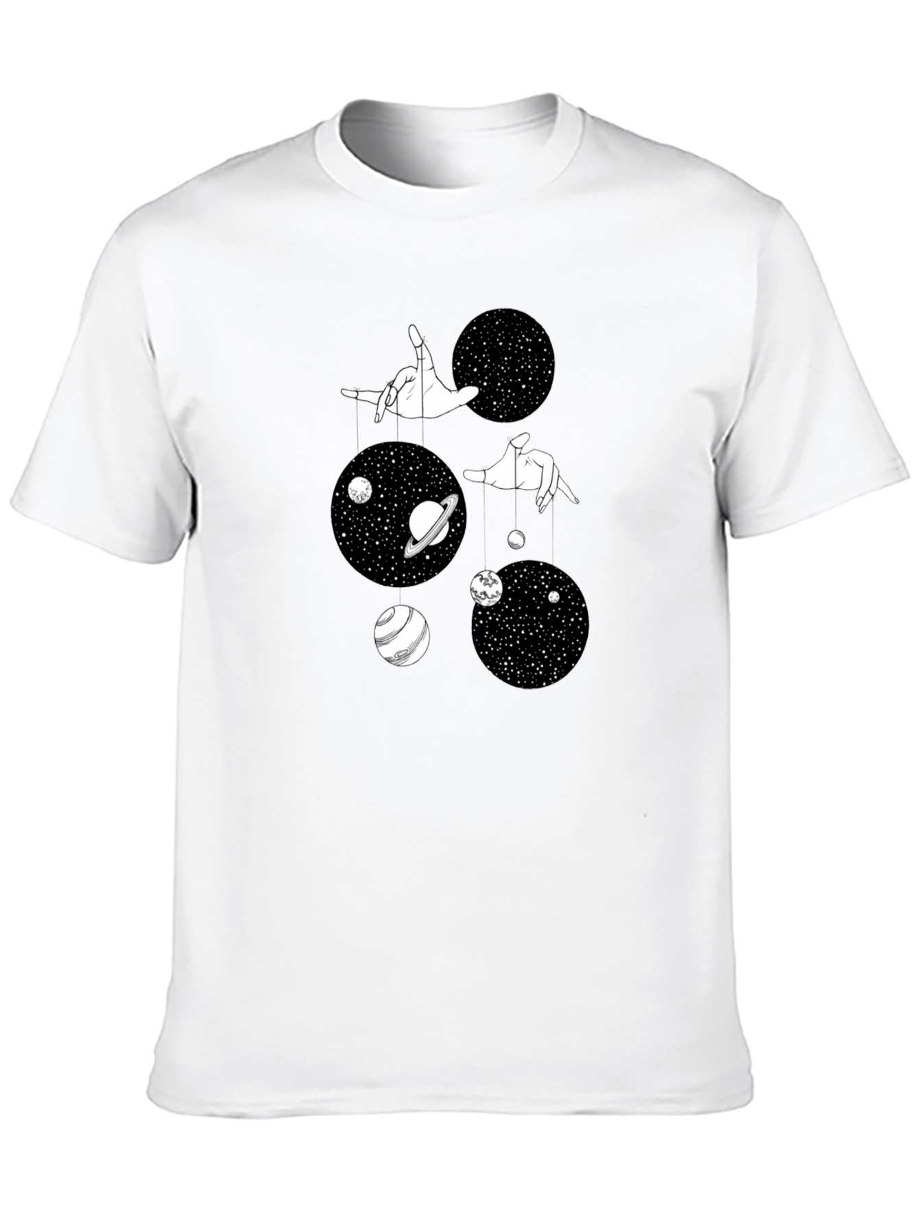 Celestial Puppeteer Black Graphic Tee