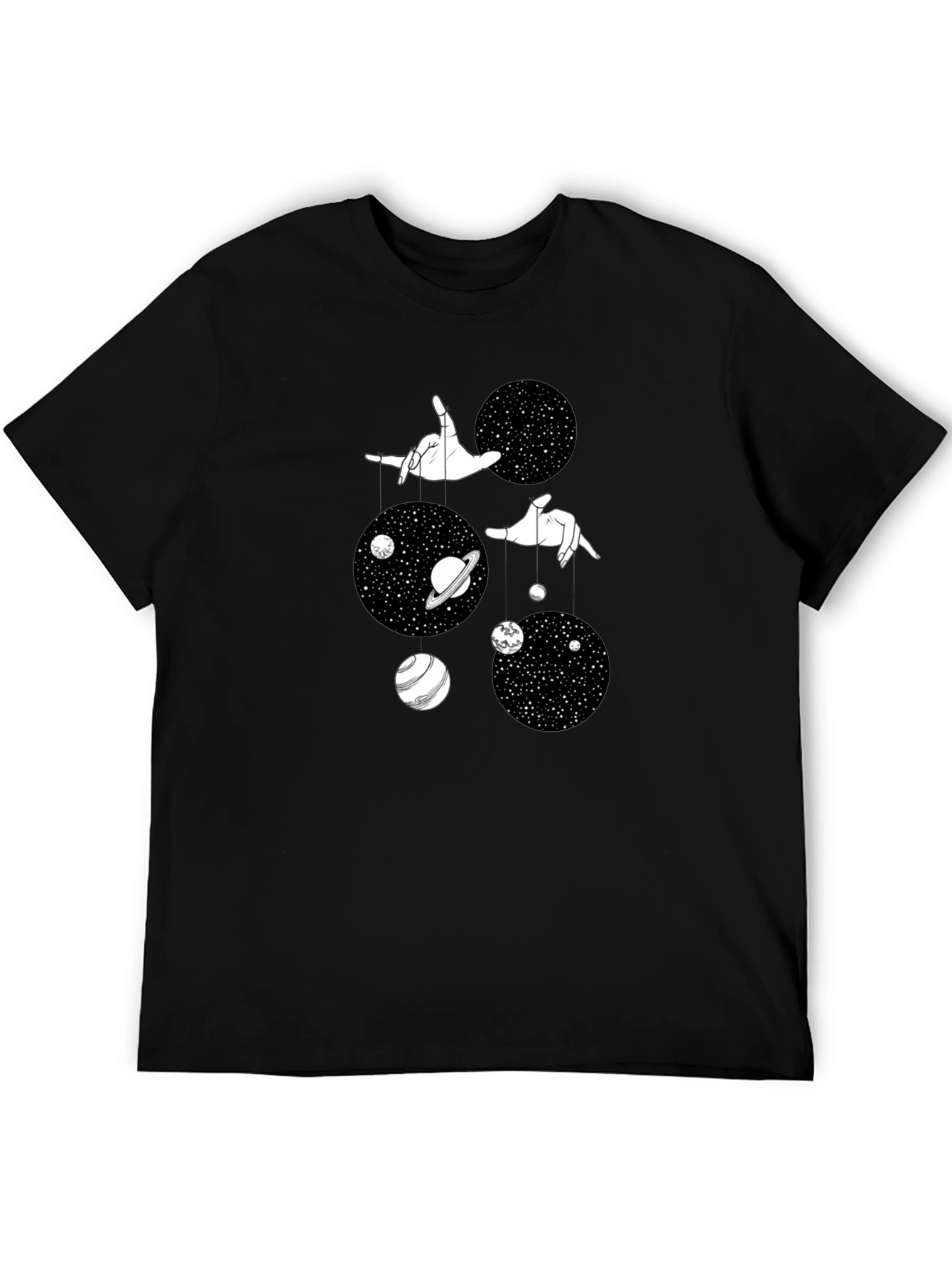 Celestial Puppeteer Black Graphic Tee