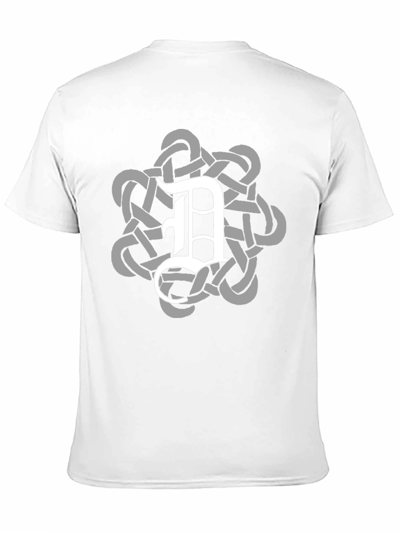 Celtic Knot D Black T-Shirt