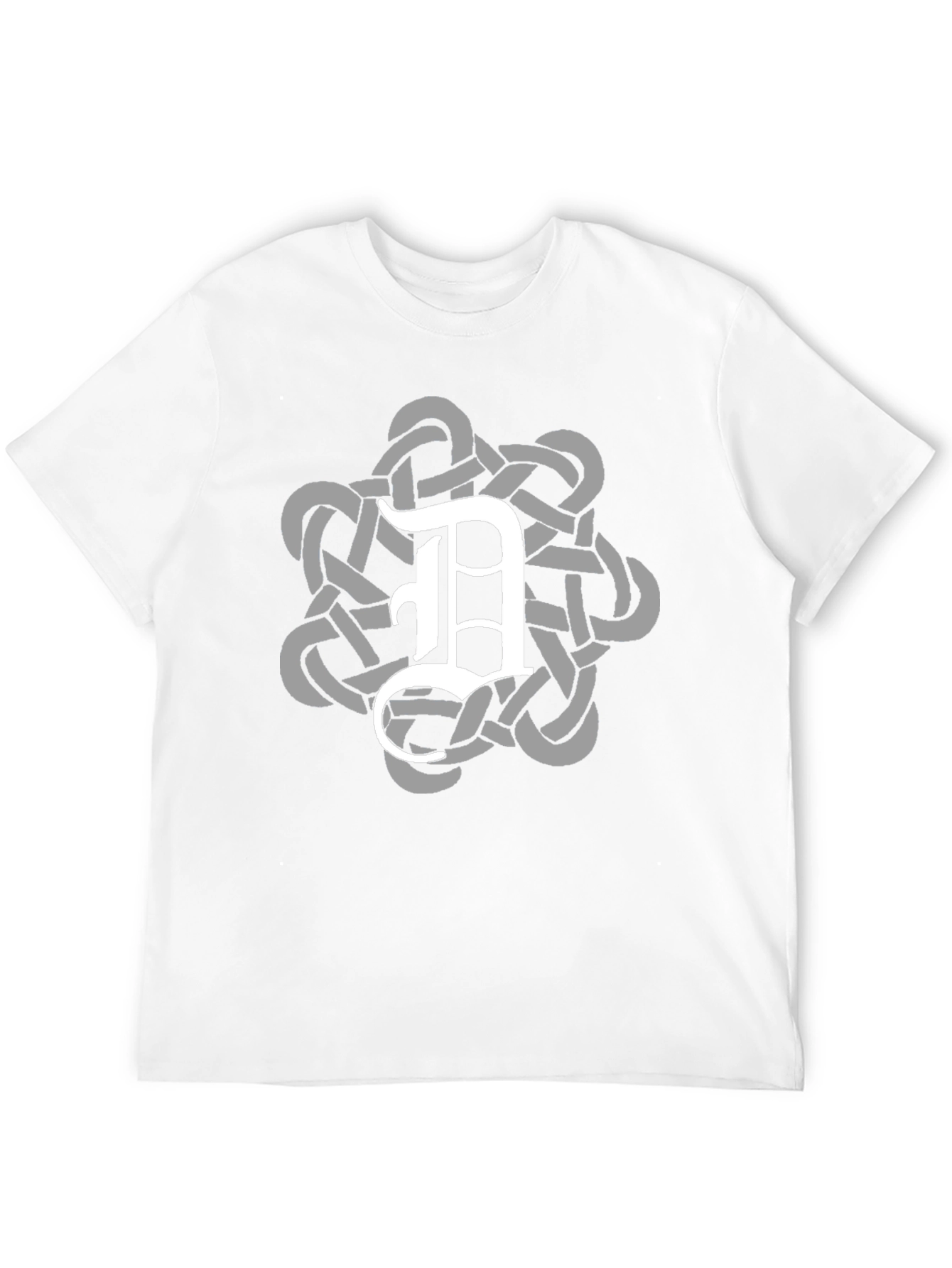Celtic Knot D Black T-Shirt