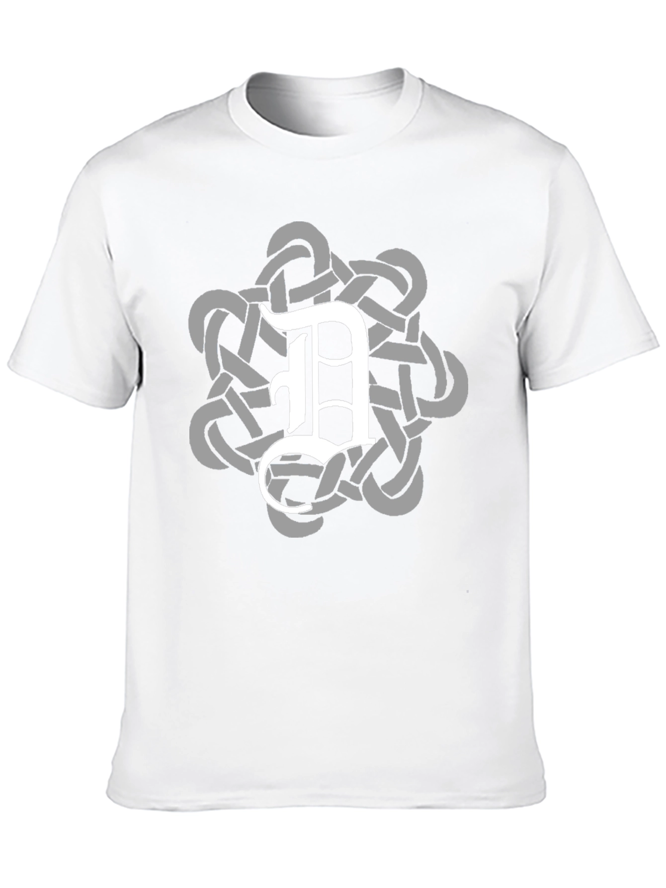 Celtic Knot D Black T-Shirt