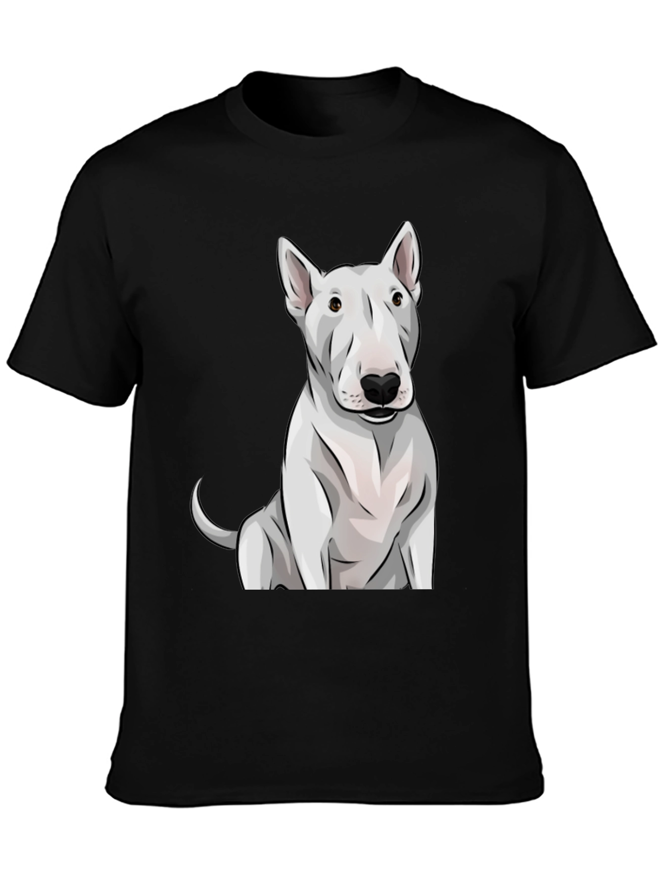 Bull Terrier Graphic Print T-Shirt