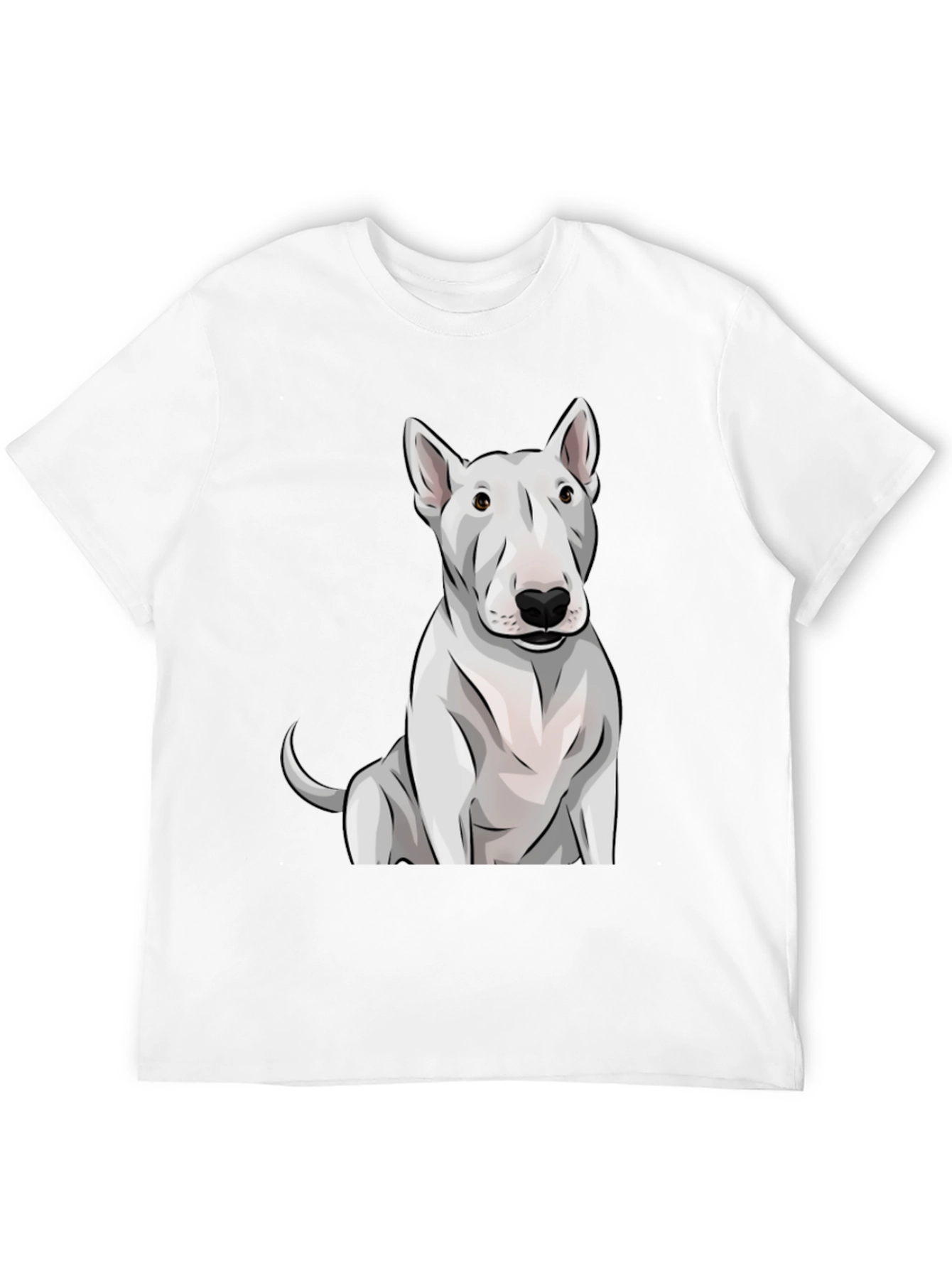 Bull Terrier Graphic Print T-Shirt