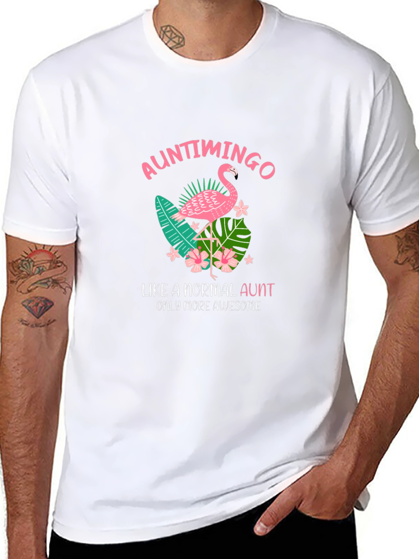 Auntimingo Graphic Tee - Awesome Aunt Shirt
