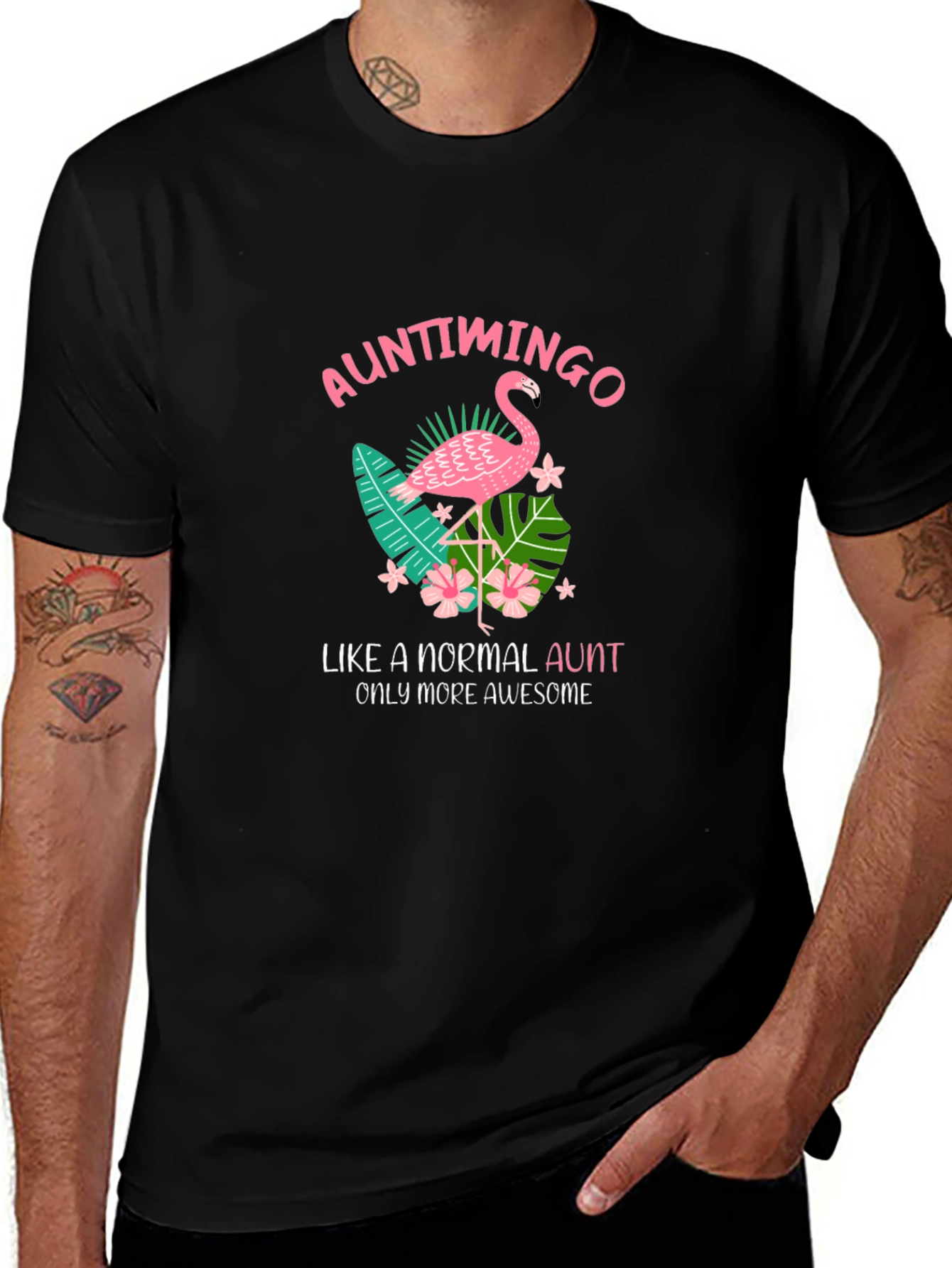 Auntimingo Graphic Tee - Awesome Aunt Shirt