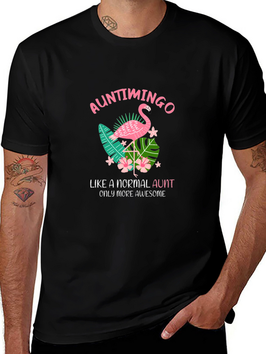 Auntimingo Graphic Tee - Awesome Aunt Shirt
