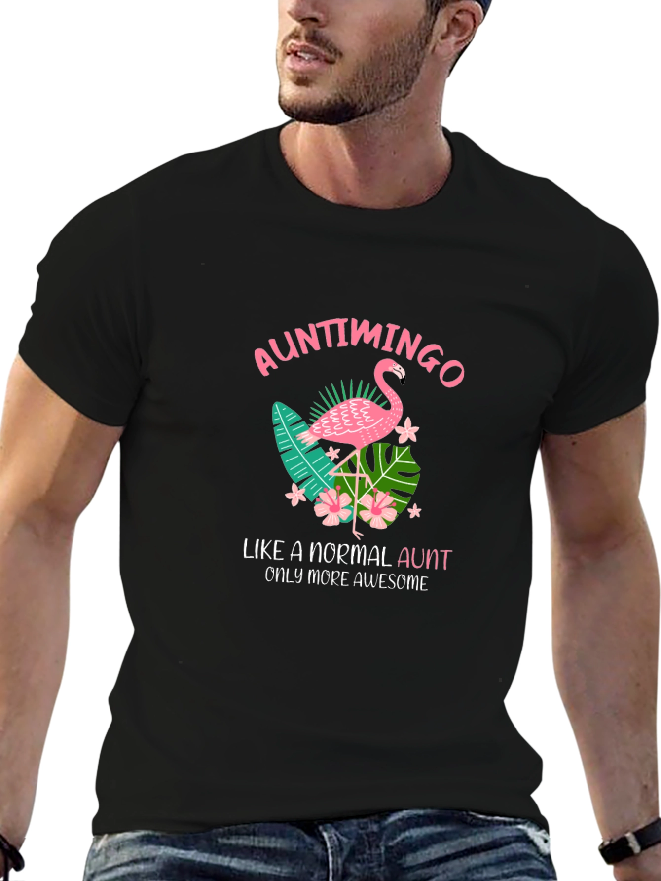 Auntimingo Graphic Tee - Awesome Aunt Shirt