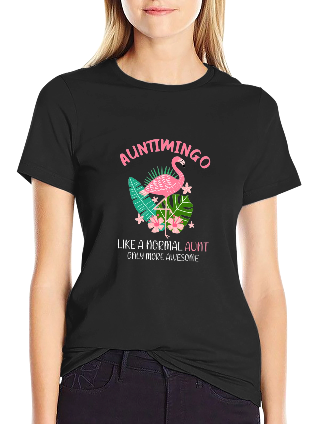 Auntimingo Graphic Tee - Awesome Aunt Shirt