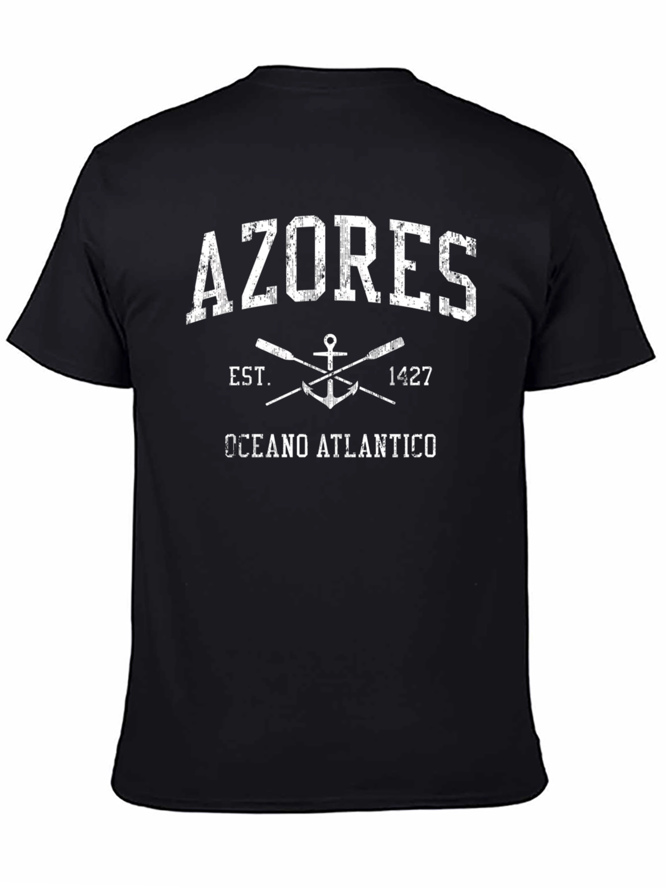 Azores Est. 1427 Black T-Shirt
