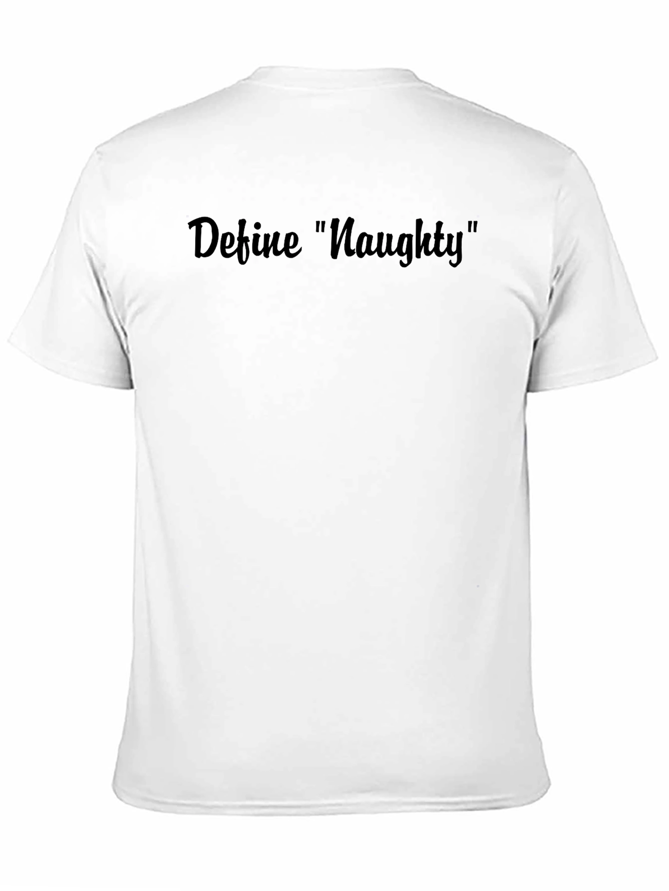 Define Naughty Black Graphic Tee