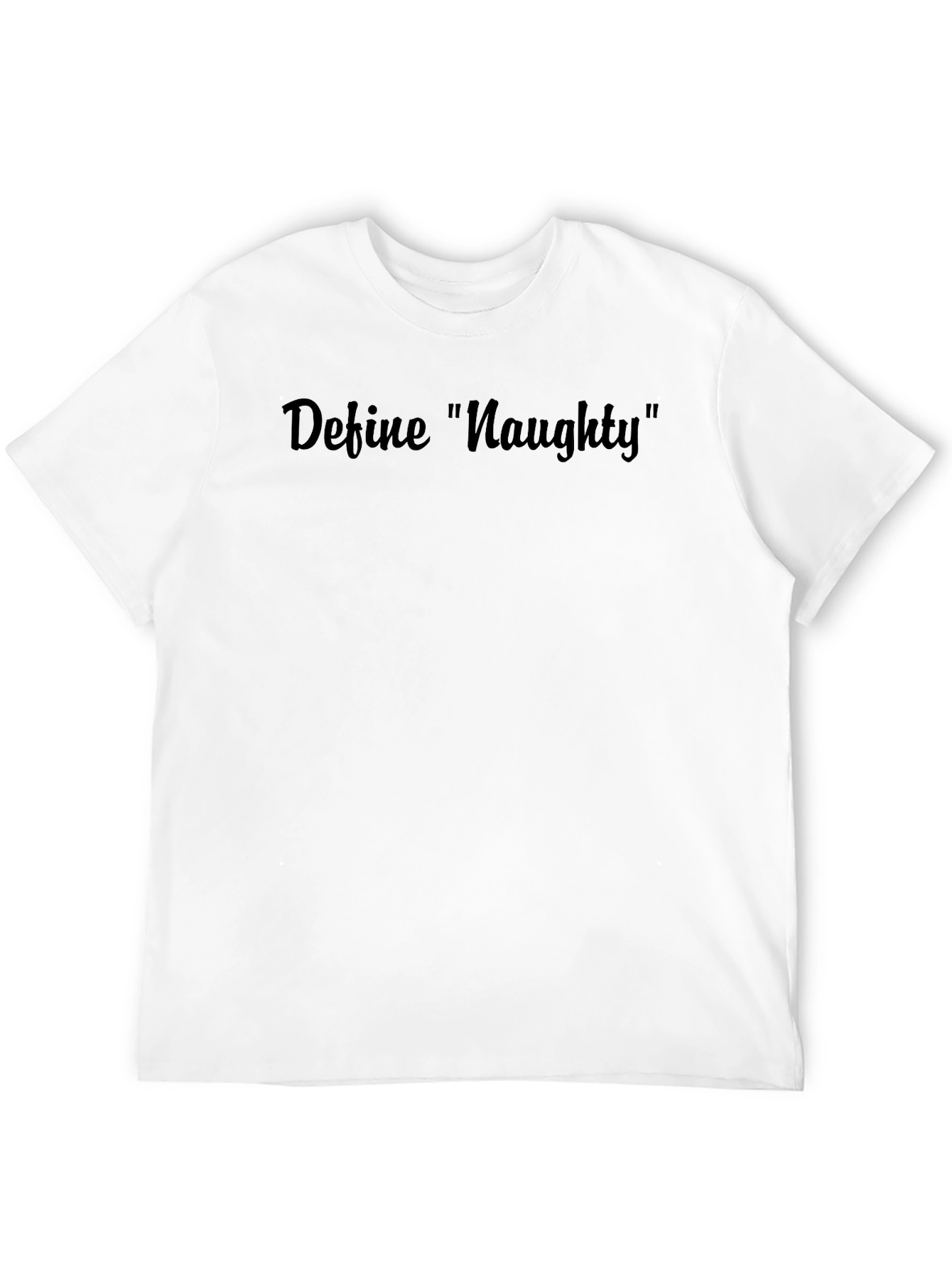 Define Naughty Black Graphic Tee