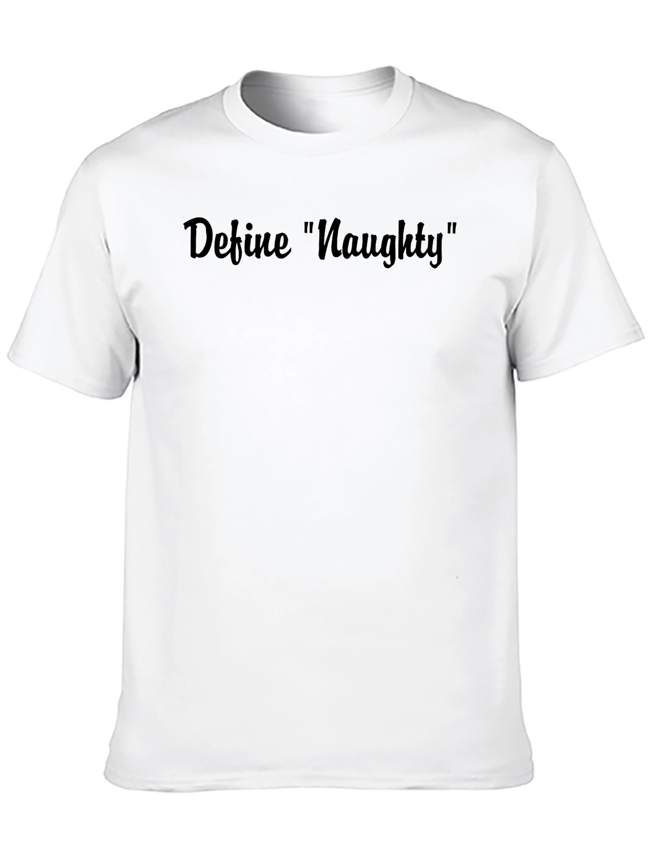 Define Naughty Black Graphic Tee