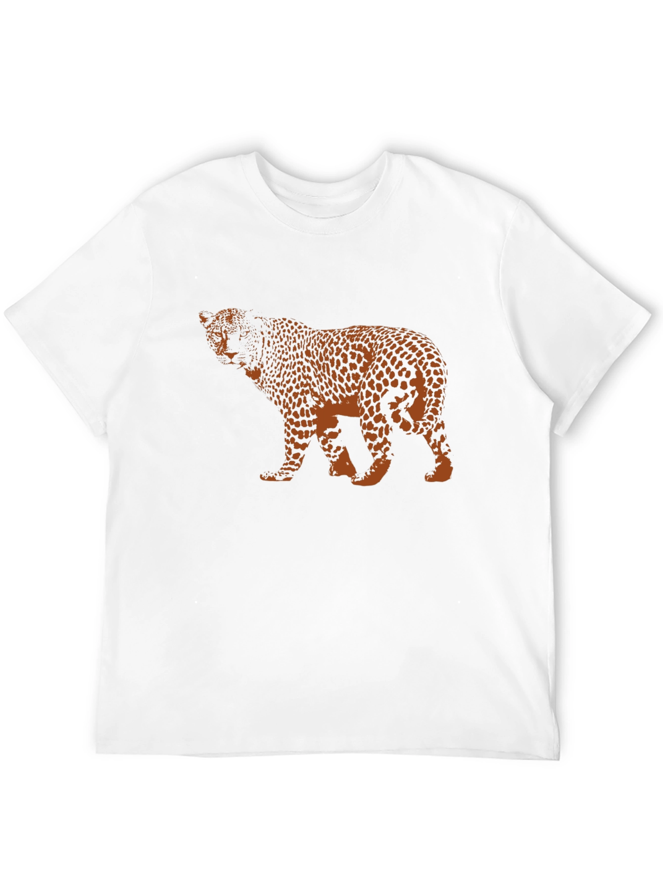 Leopard Print Black T-Shirt