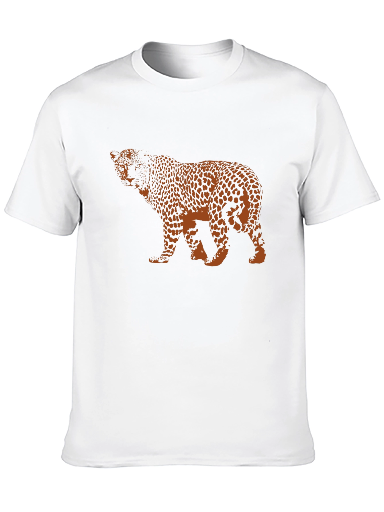 Leopard Print Black T-Shirt