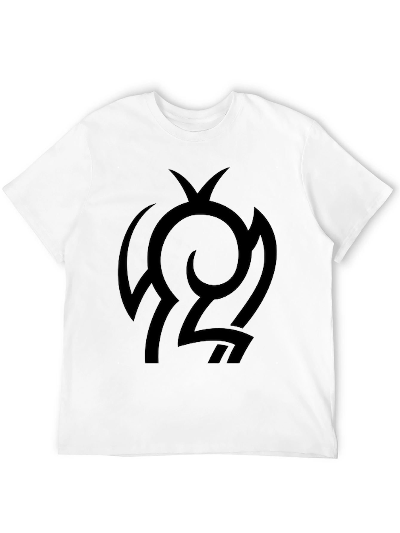 Abstract Graphic Black T-Shirt